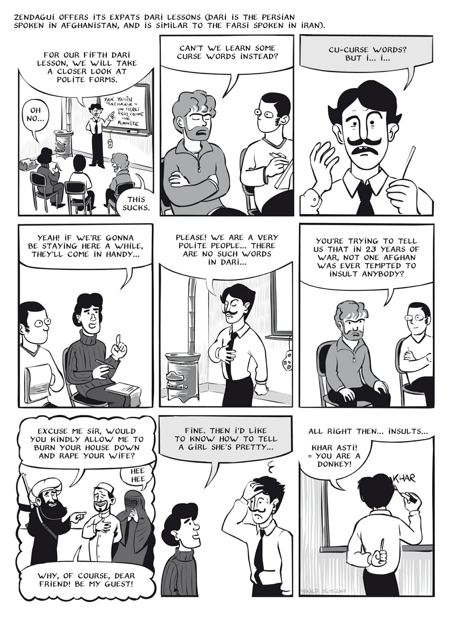 Read online Kabul Disco: How I Managed Not to be Abducted in Afghanistan comic -  Issue # TPB - 36