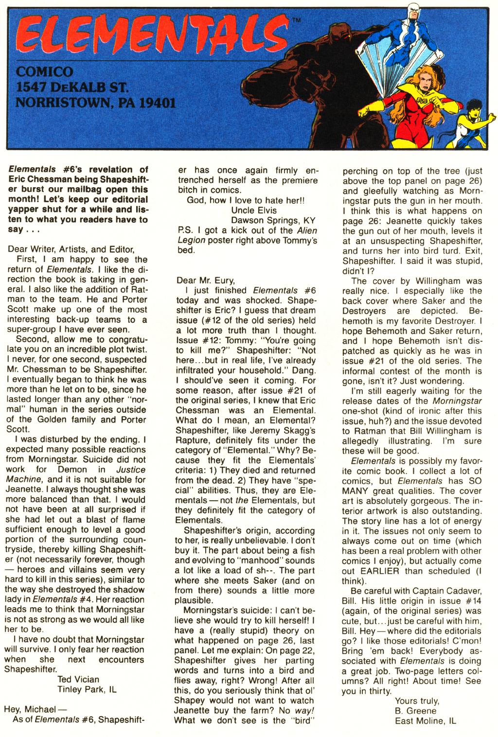 Read online Elementals (1989) comic -  Issue #11 - 30