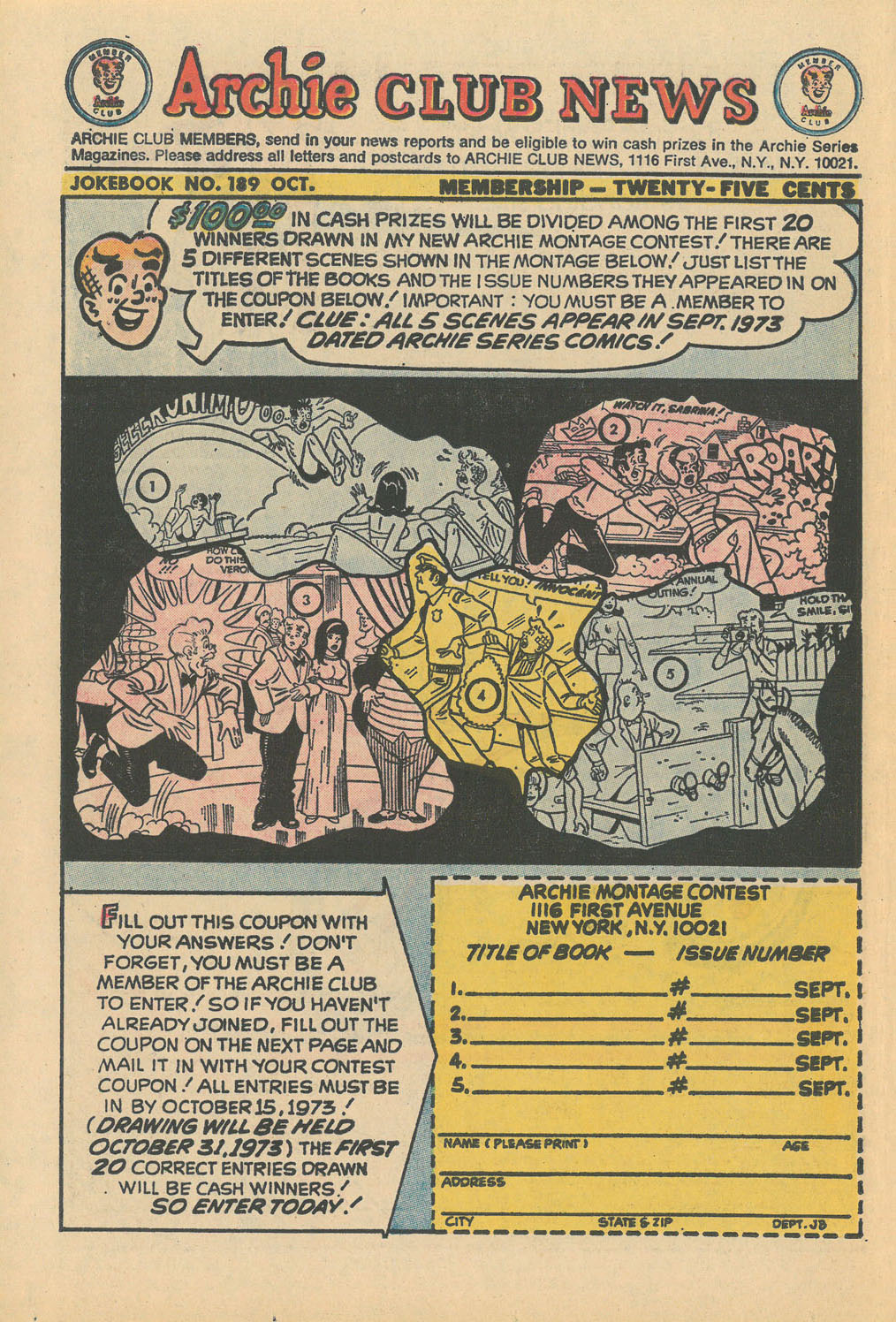 Read online Archie's Joke Book Magazine comic -  Issue #189 - 25