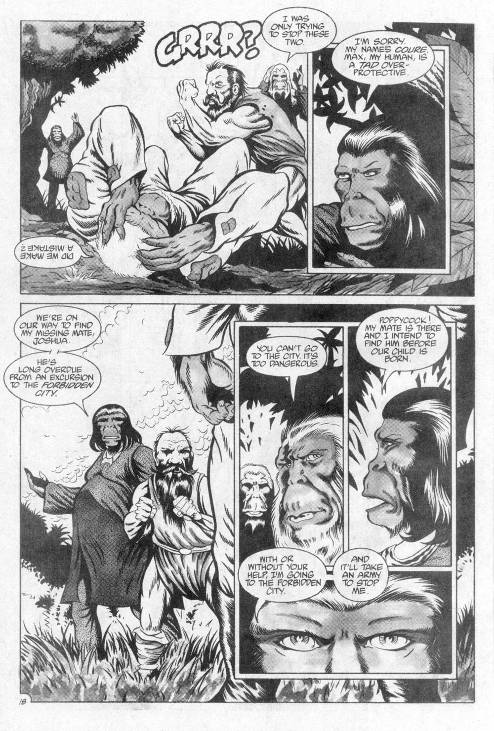 Read online Planet of the Apes (1990) comic -  Issue #1 - 23