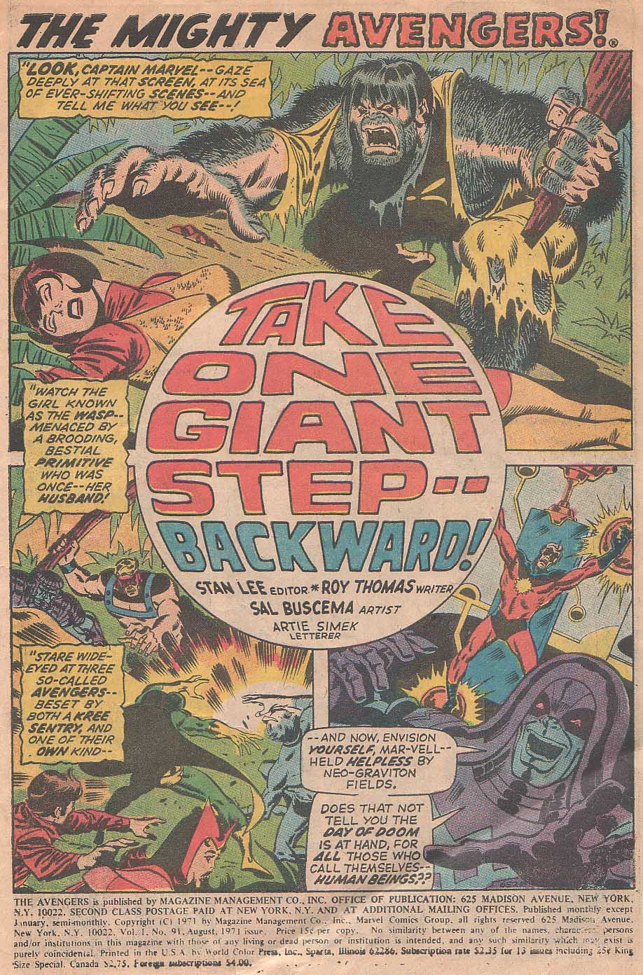 The Avengers (1963) issue 91 - Page 2