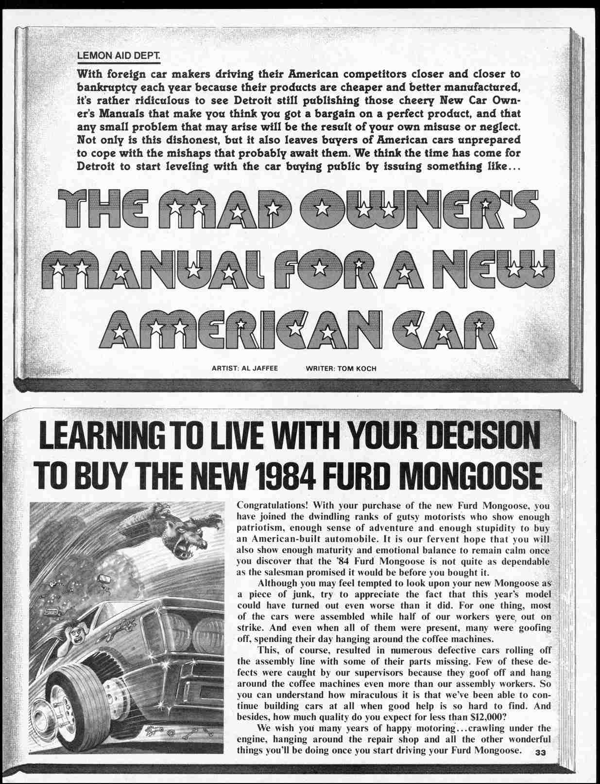 Read online MAD comic -  Issue #247 - 35