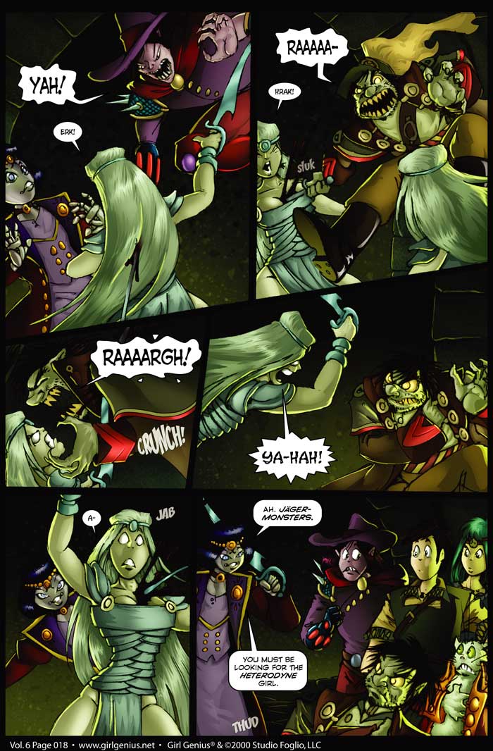 Read online Girl Genius (2002) comic -  Issue #6 - 18