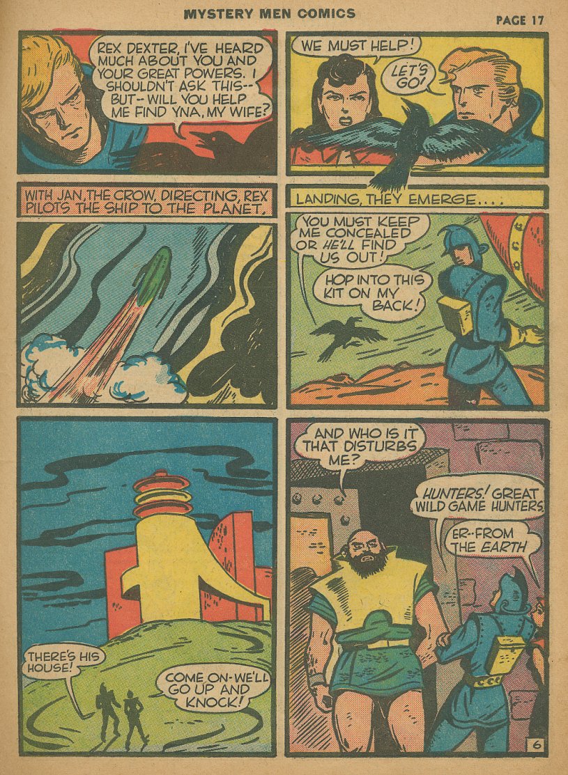 Read online Mystery Men Comics comic -  Issue #12 - 19