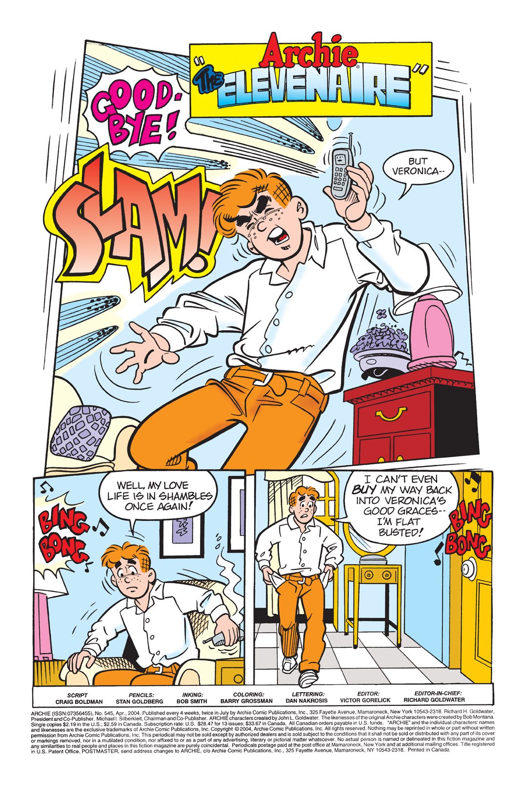 Read online Archie (1960) comic -  Issue #545 - 2