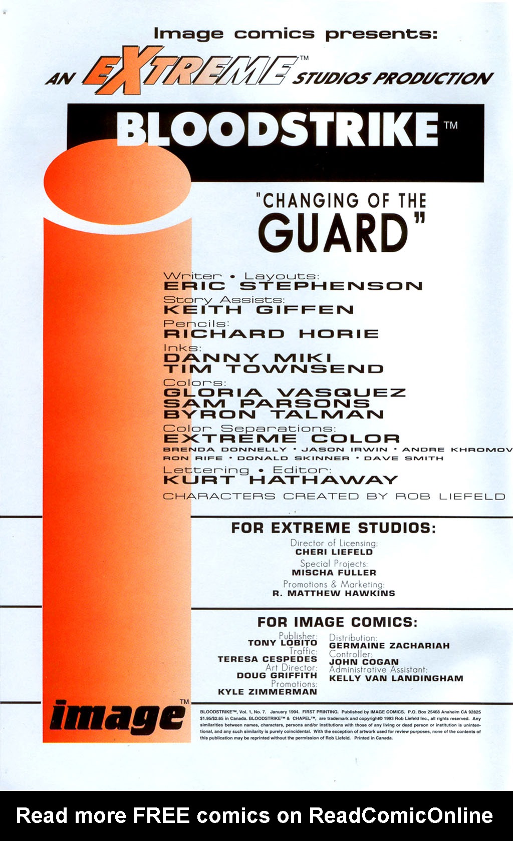 Read online Bloodstrike (1993) comic -  Issue #7 - 2