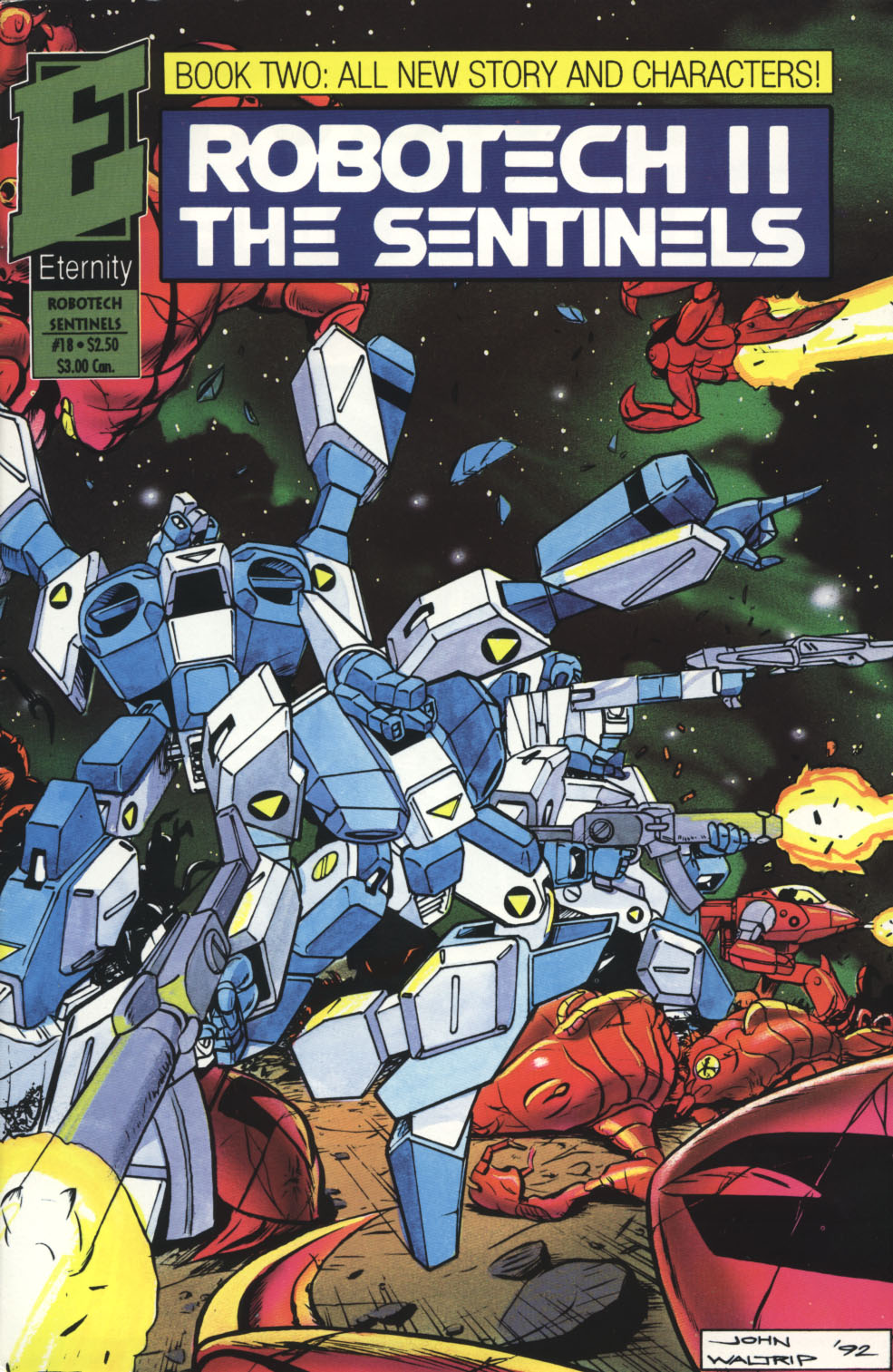 <{ $series->title }} issue Robotech II: The Sentinels Book 2 Issue #18 - Page 1