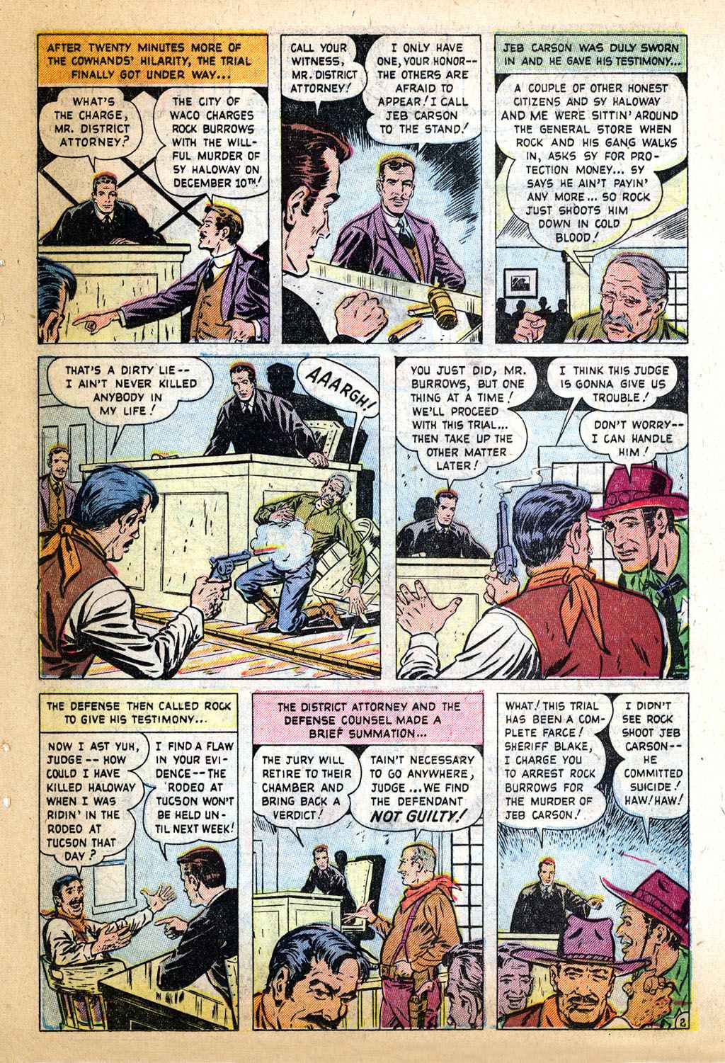 Read online Western Outlaws and Sheriffs comic -  Issue #62 - 35