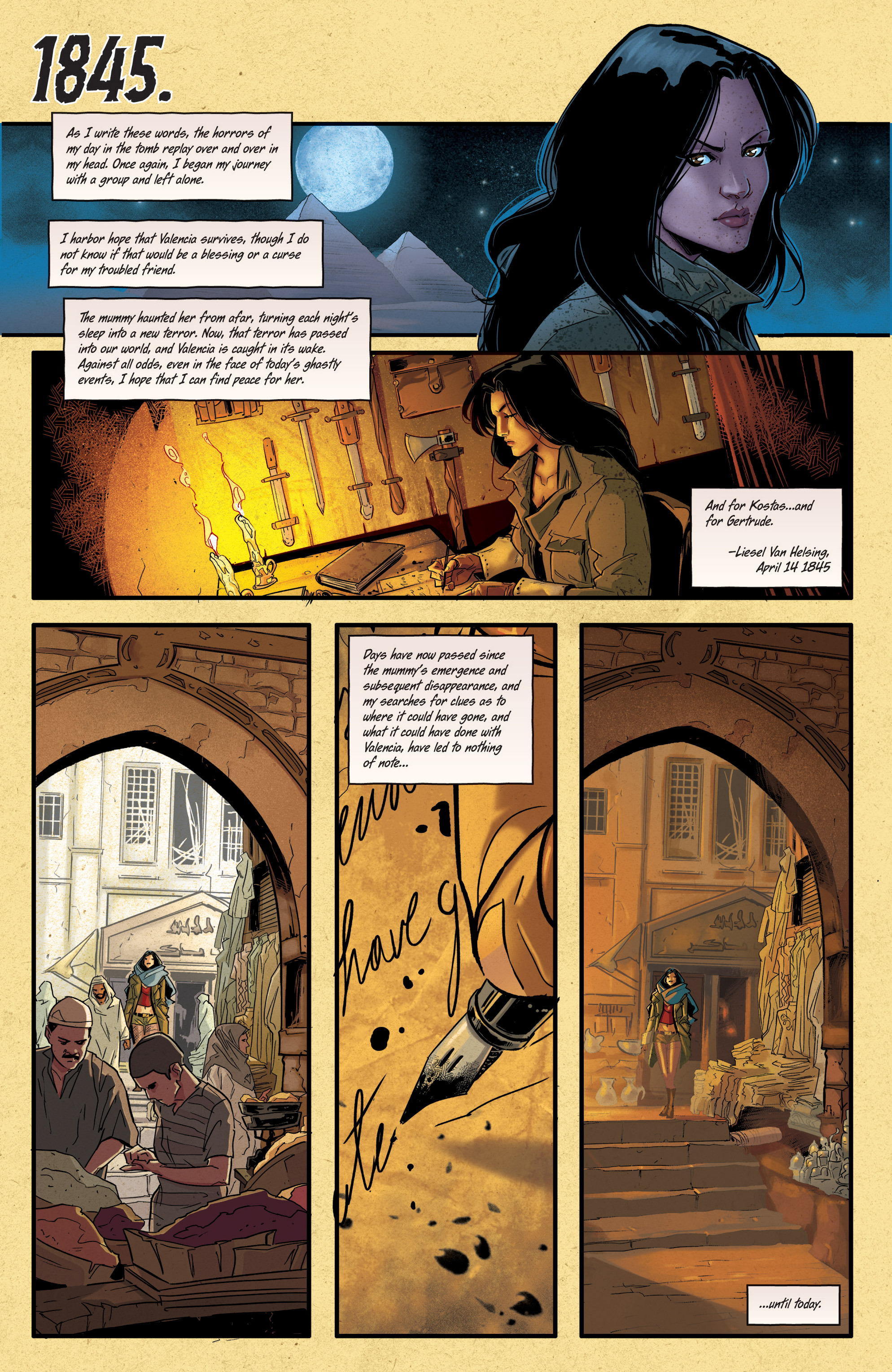 Read online Van Helsing vs The Mummy of Amun-Ra comic -  Issue #4 - 11