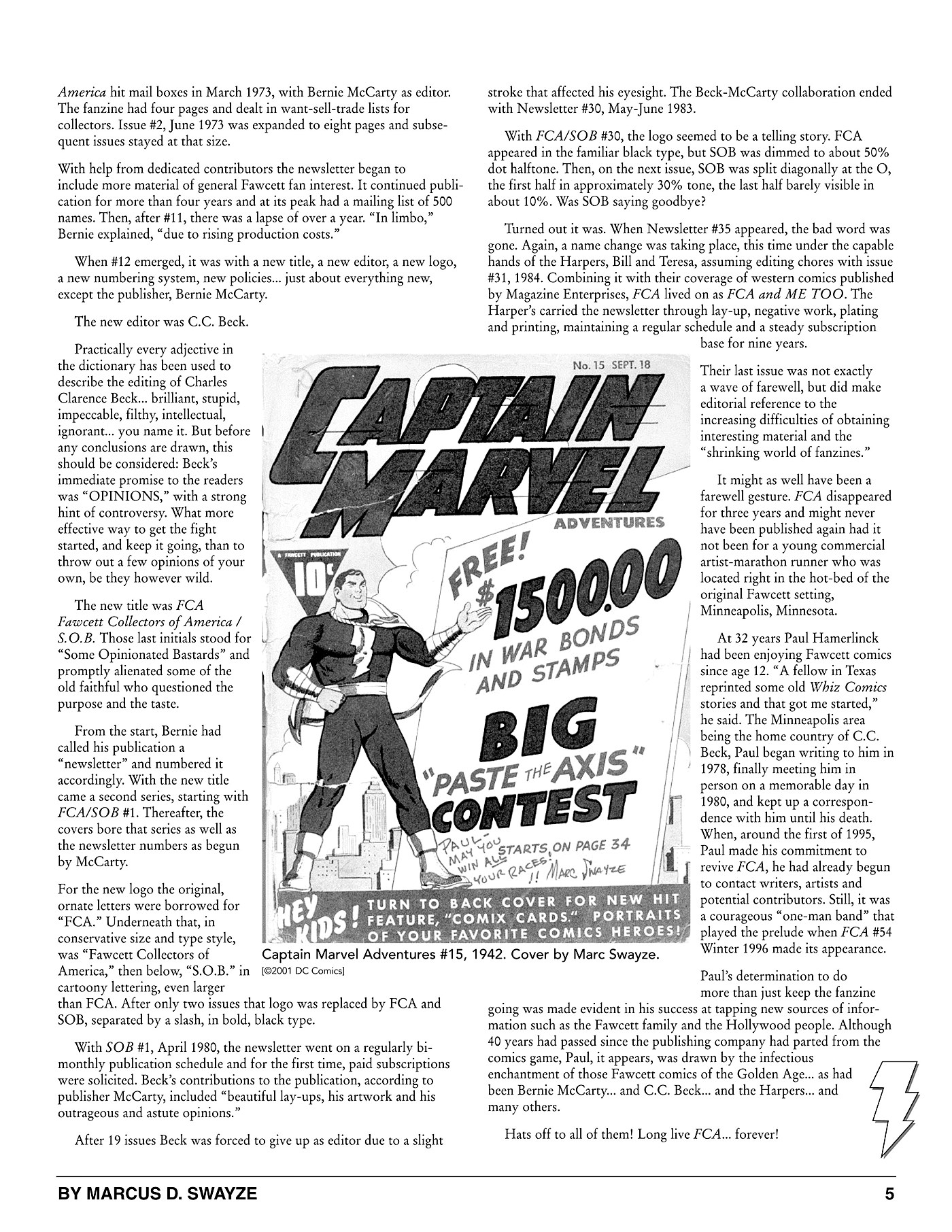Read online Fawcett Companion comic -  Issue # TPB (Part 1) - 7