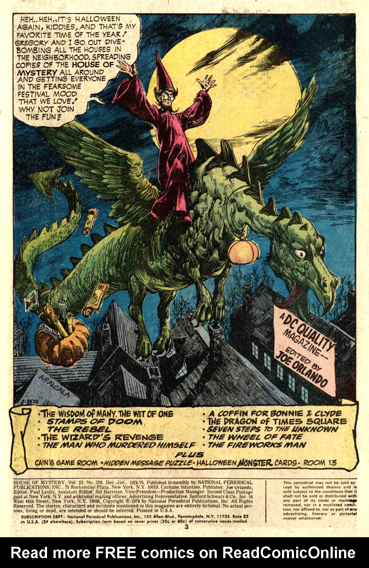Read online House of Mystery (1951) comic -  Issue #228 - 3