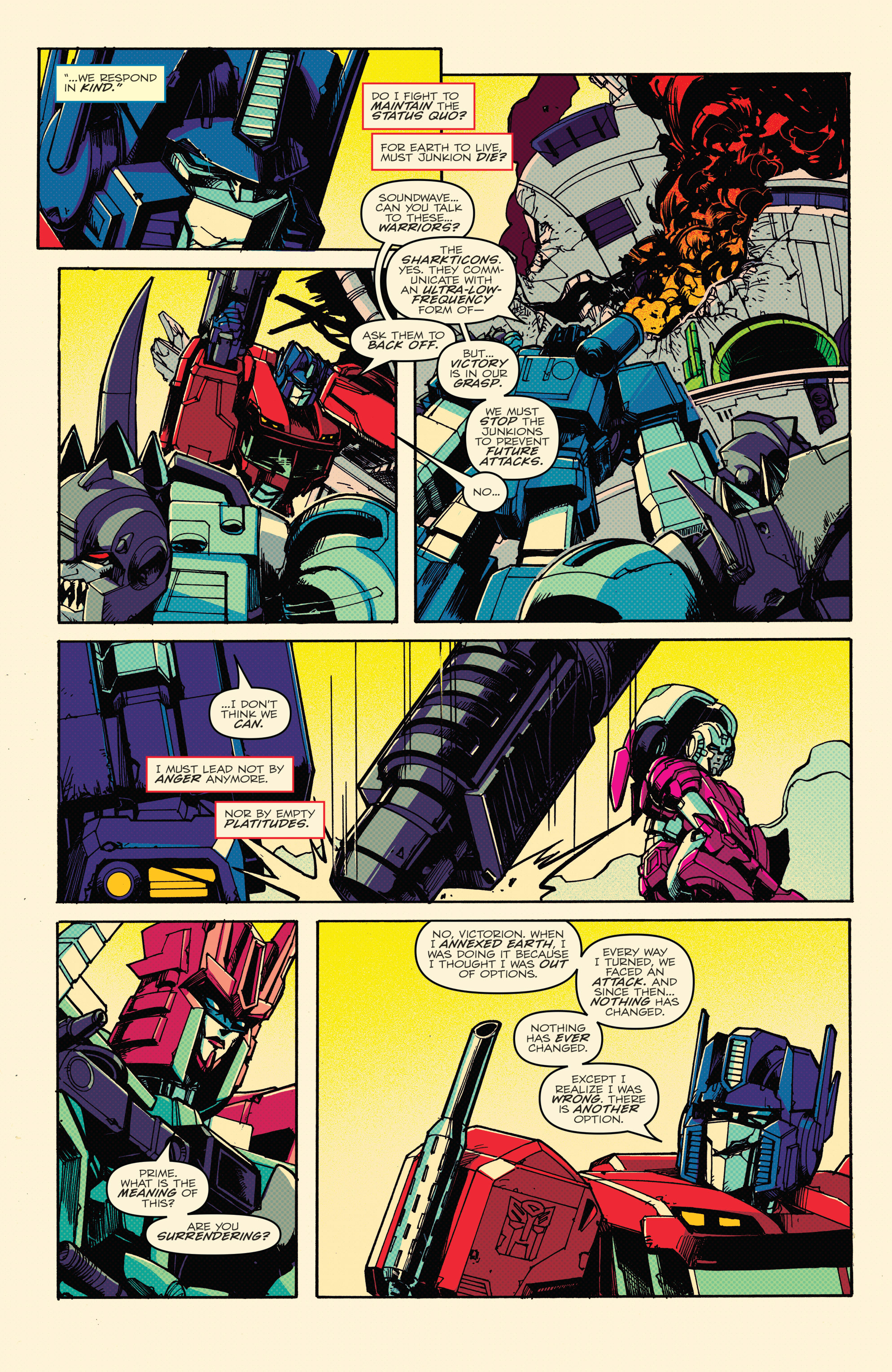 Read online Optimus Prime comic -  Issue #6 - 18