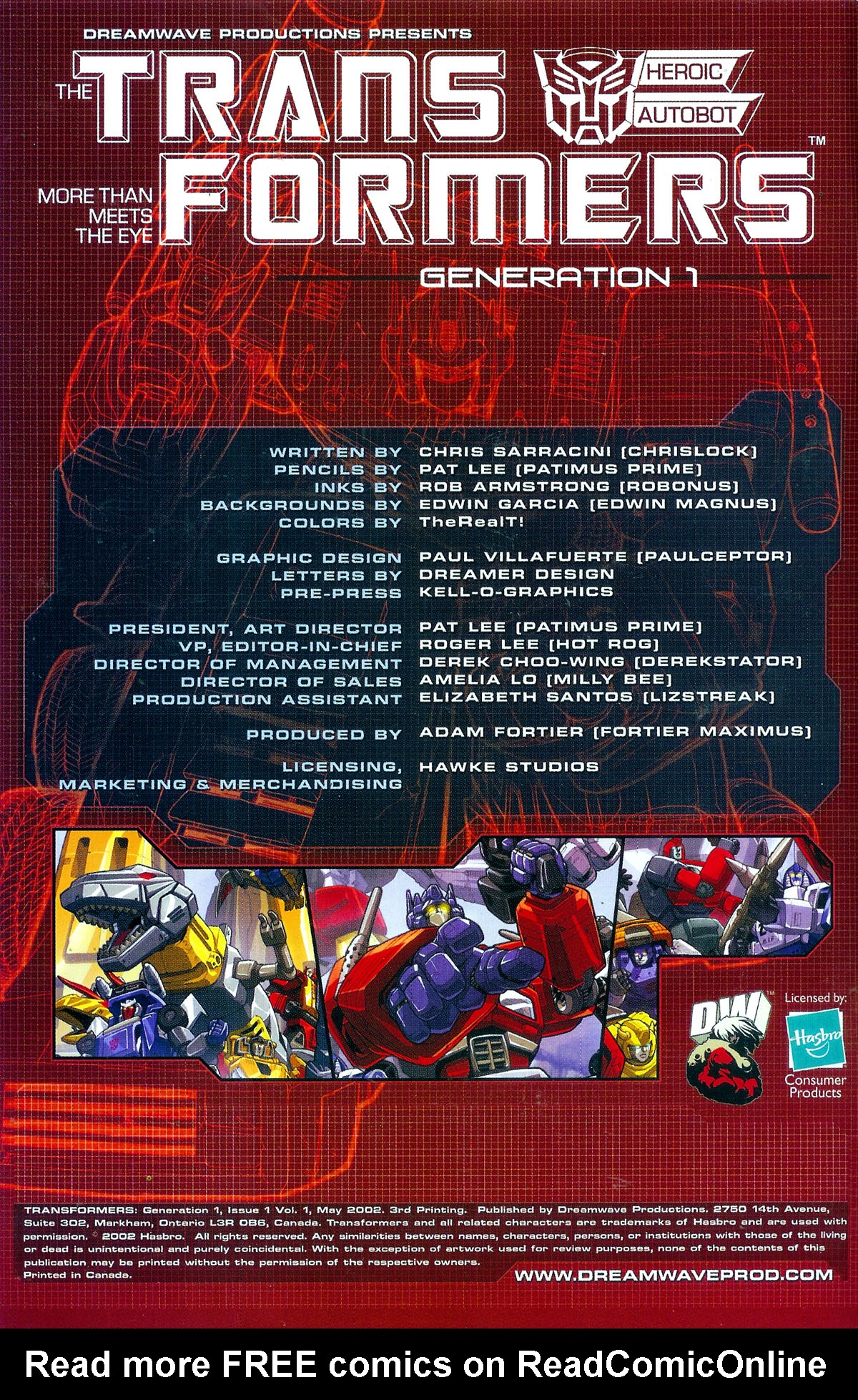 Read online Transformers: Generation 1 (2002) comic -  Issue #1 - 7