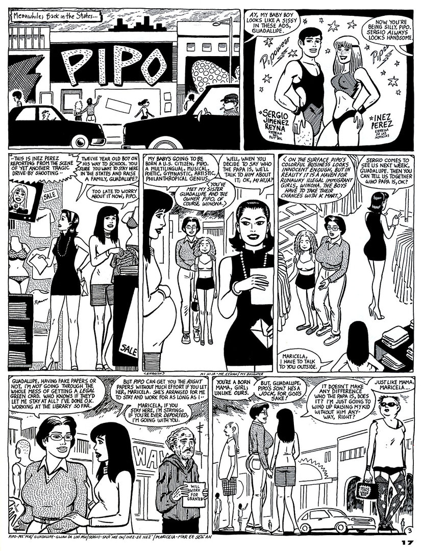 Read online Love and Rockets (1982) comic -  Issue #44 - 19
