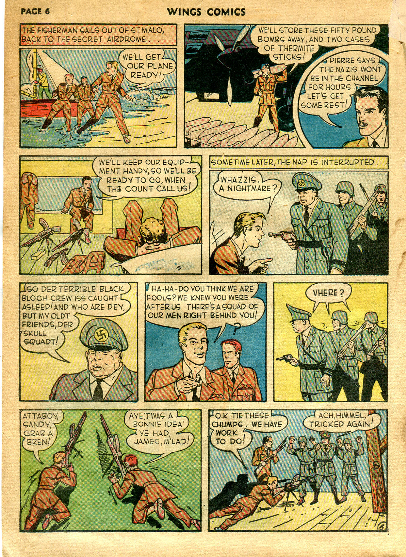 Read online Wings Comics comic -  Issue #5 - 8