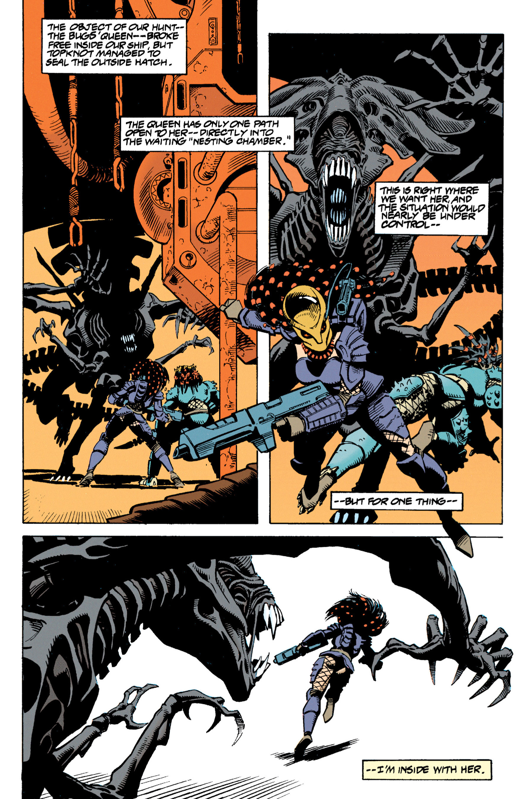 Read online Aliens vs. Predator Omnibus comic -  Issue # _TPB 1 Part 3 - 32