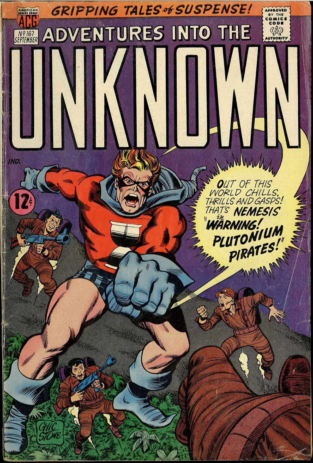 Read online Adventures Into The Unknown comic -  Issue #167 - 1