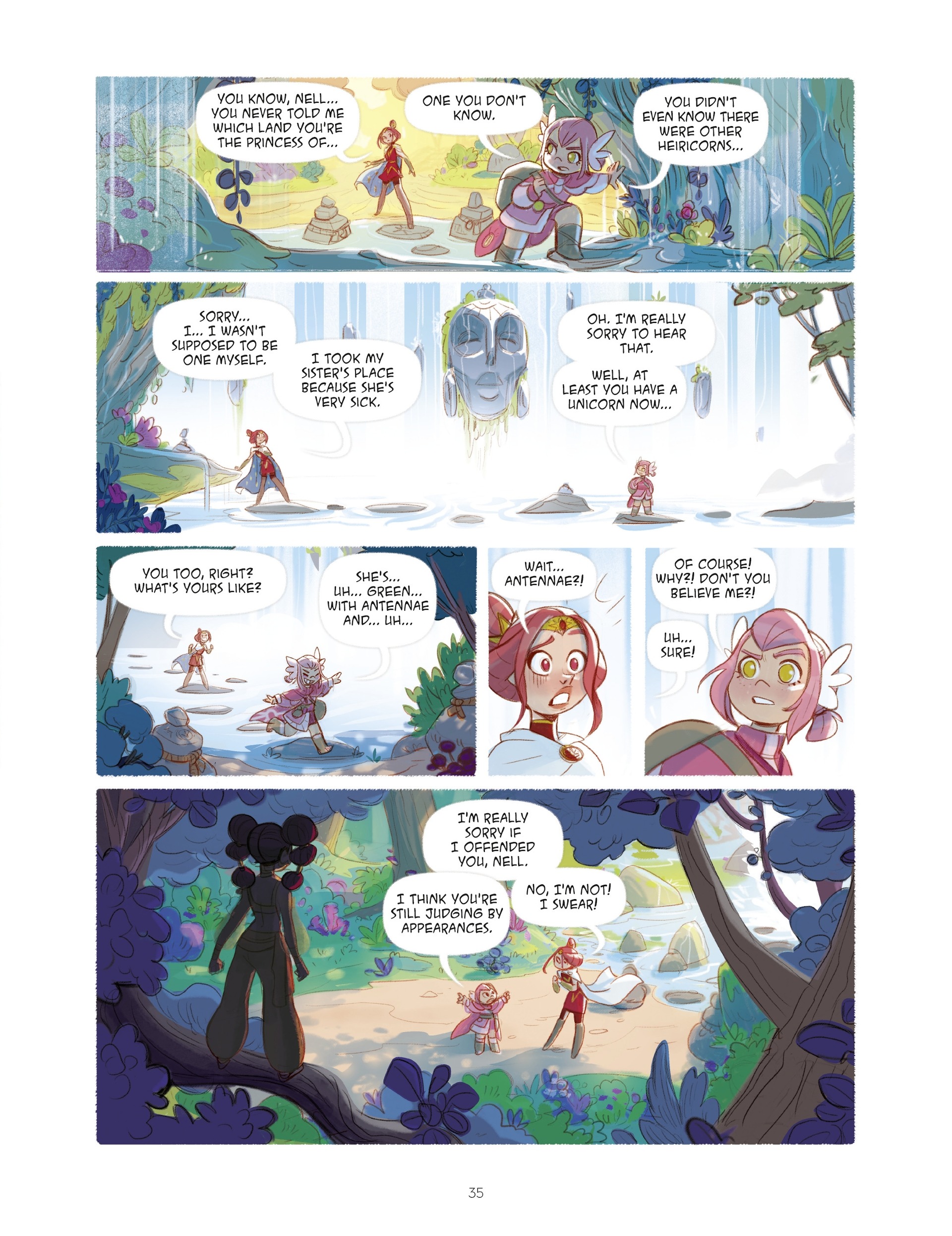 Read online The Unicorn Legacy: Call of the Goddess comic -  Issue # TPB - 34