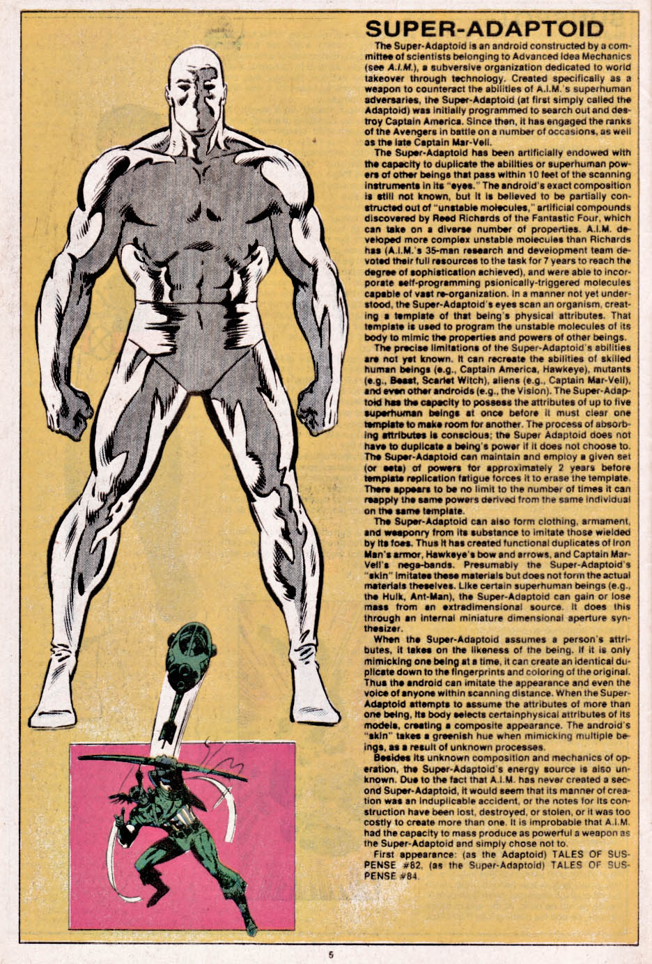 Read online The Official Handbook of the Marvel Universe comic -  Issue #11 - 6