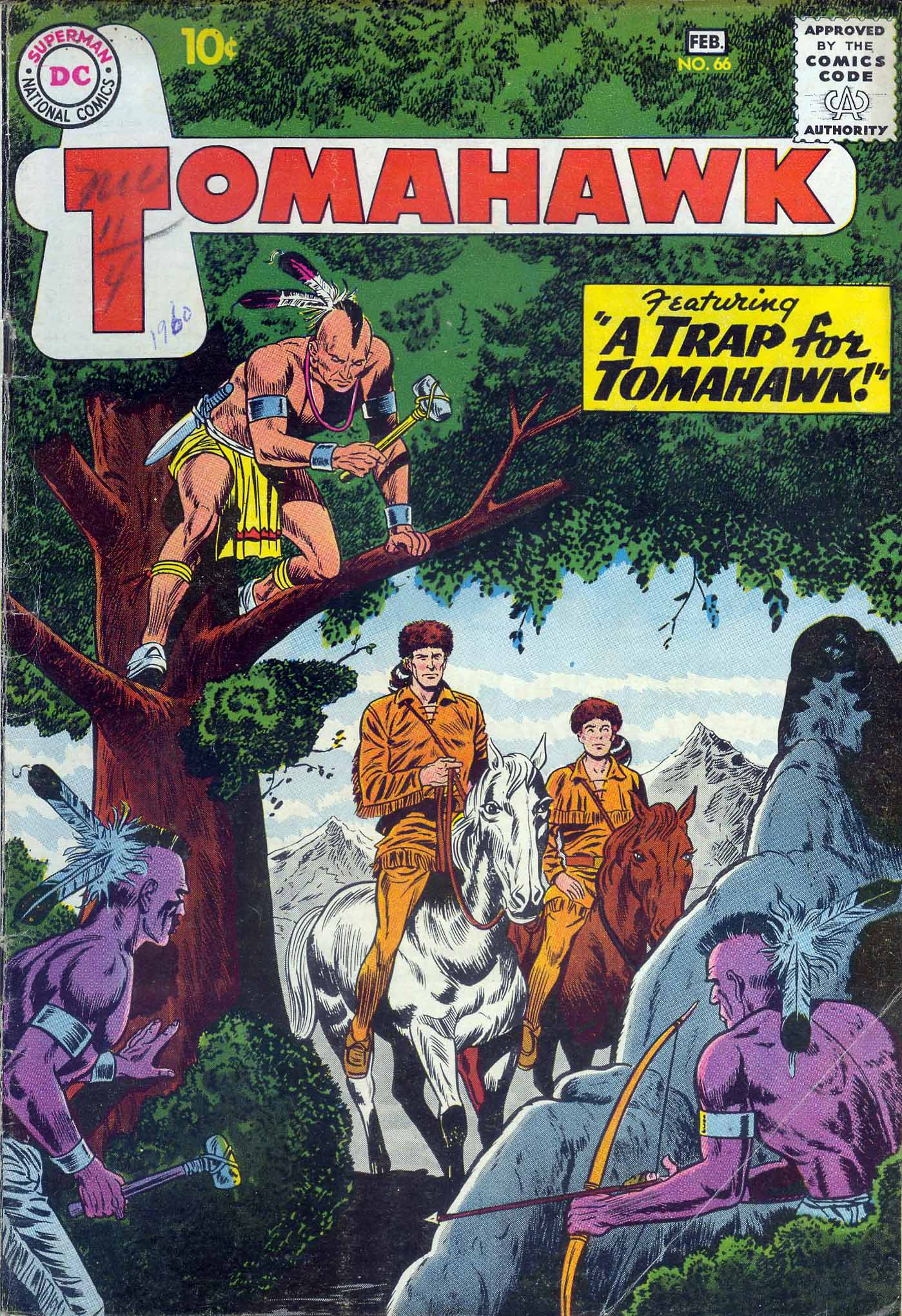 Read online Tomahawk comic -  Issue #66 - 1