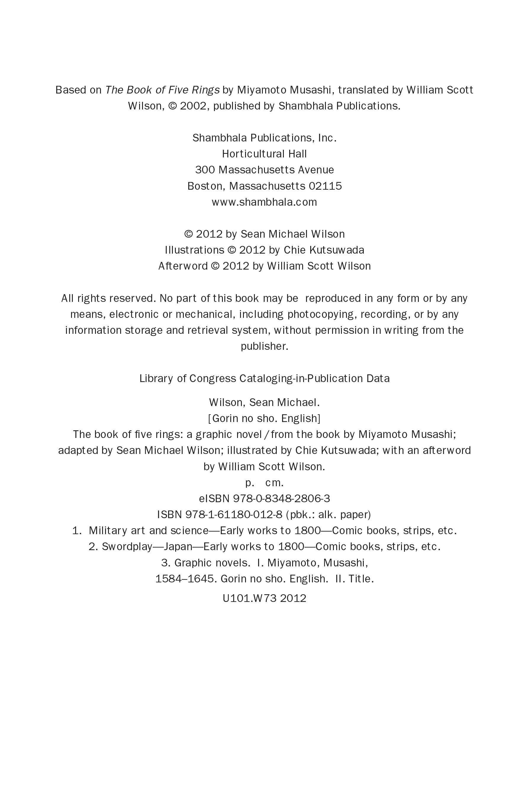 Read online The Book of Five Rings comic -  Issue # TPB - 4