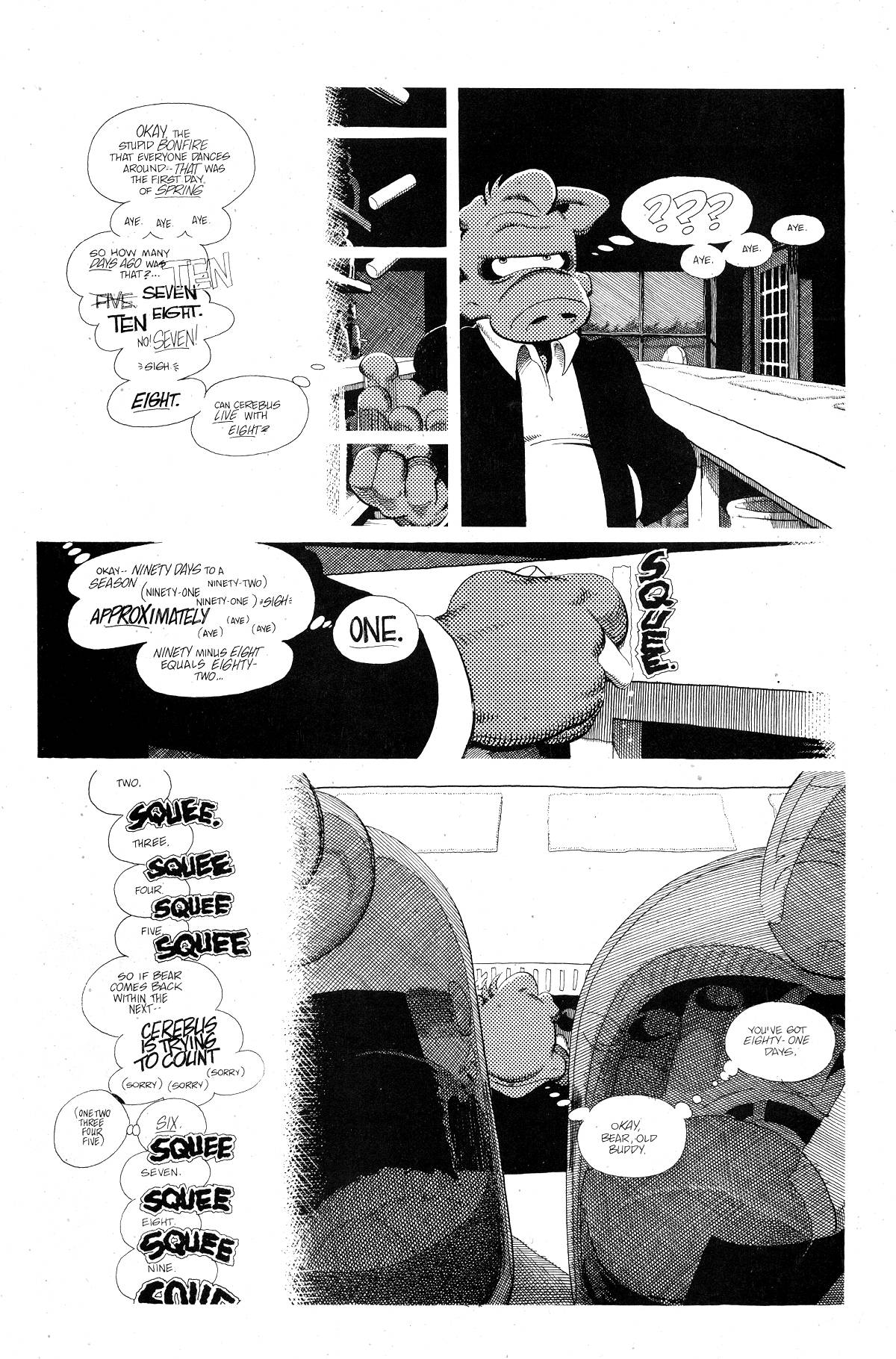 Read online Cerebus comic -  Issue #217 - 7