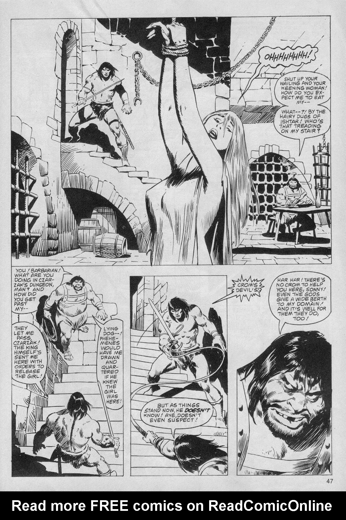 Read online The Savage Sword Of Conan comic -  Issue #61 - 47