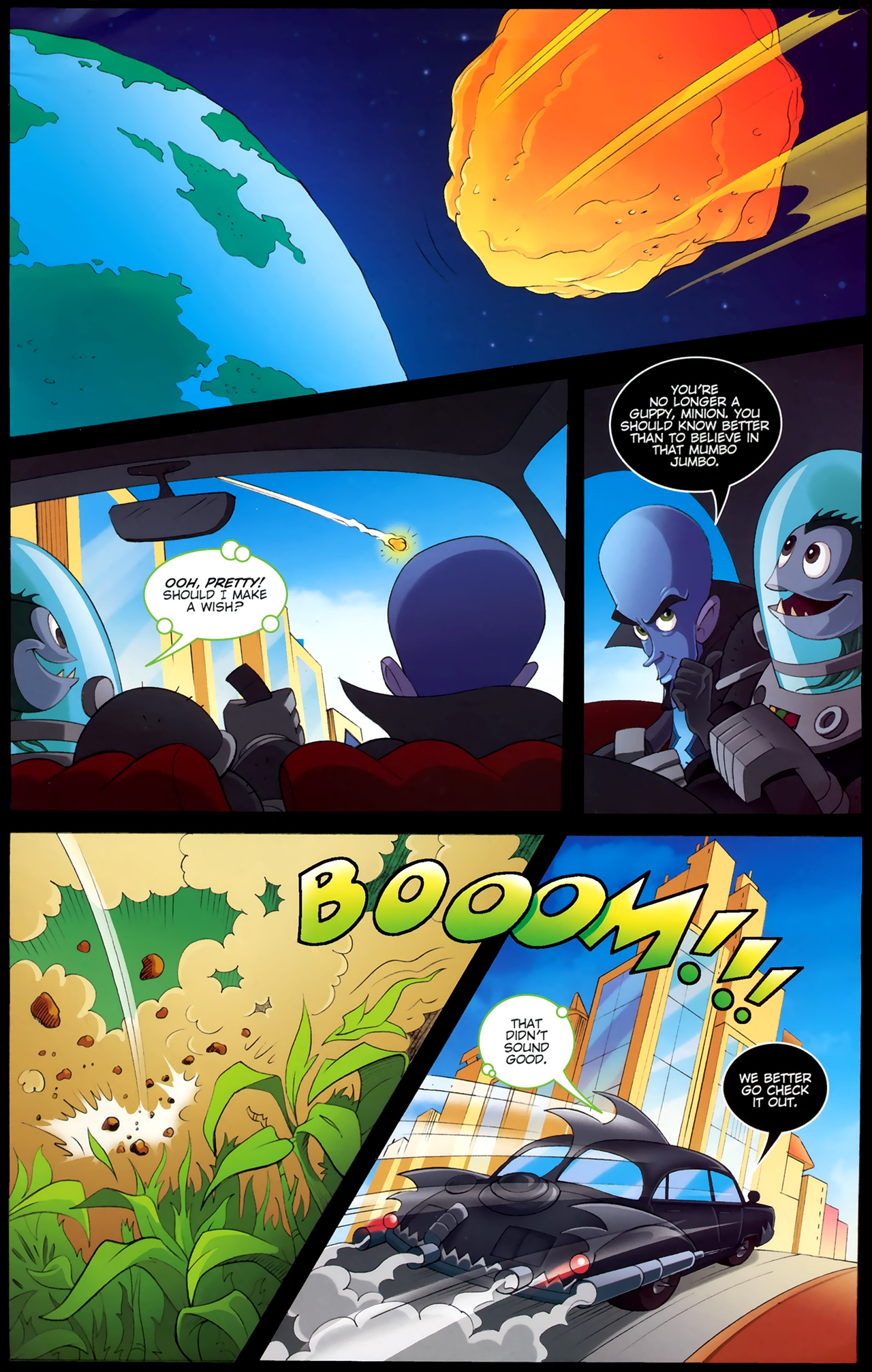 Read online Megamind: Bad. Blue. Brilliant. comic -  Issue #3 - 5