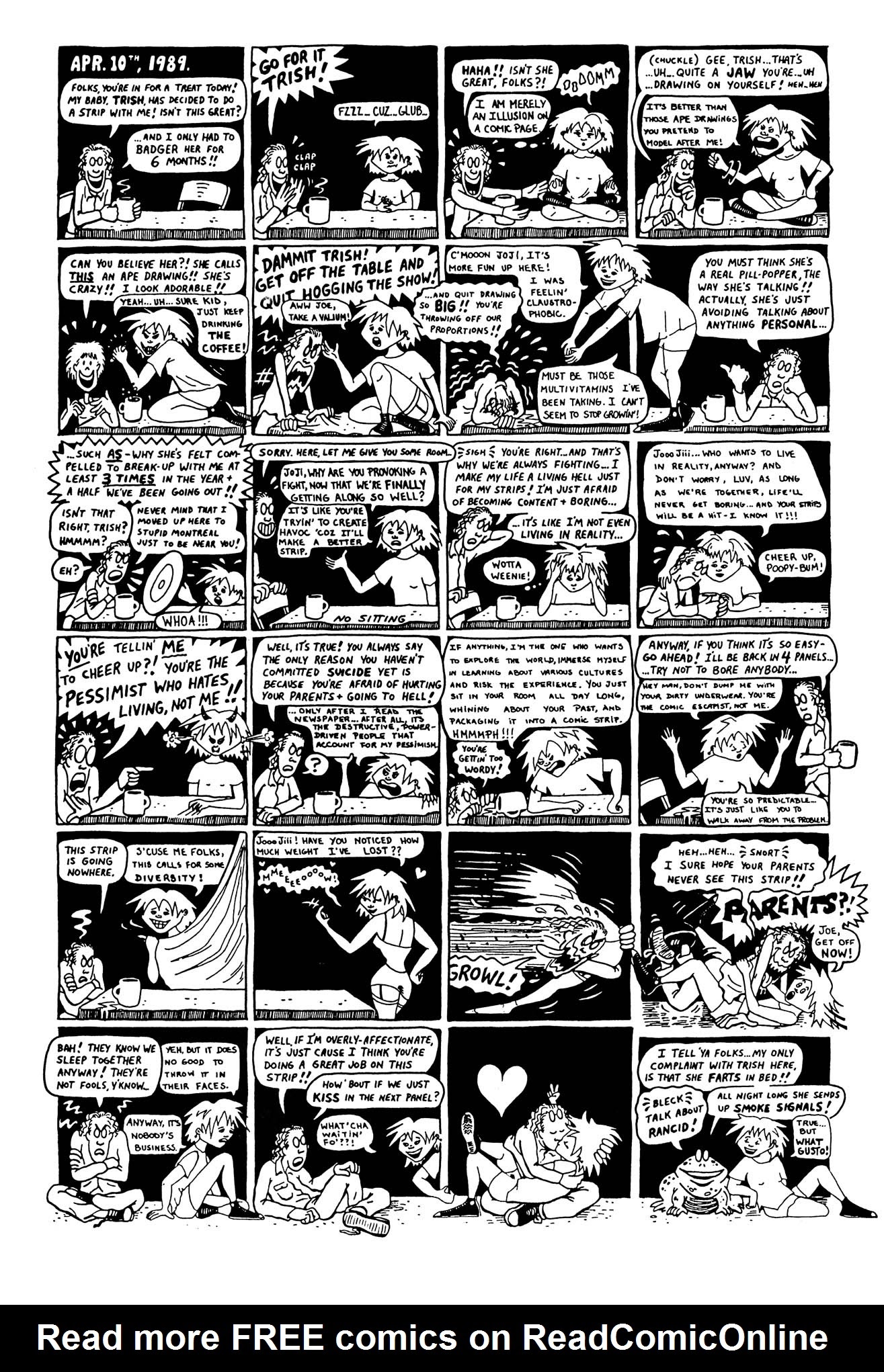 Read online Peepshow: The Cartoon Diary of Joe Matt comic -  Issue # Full - 33