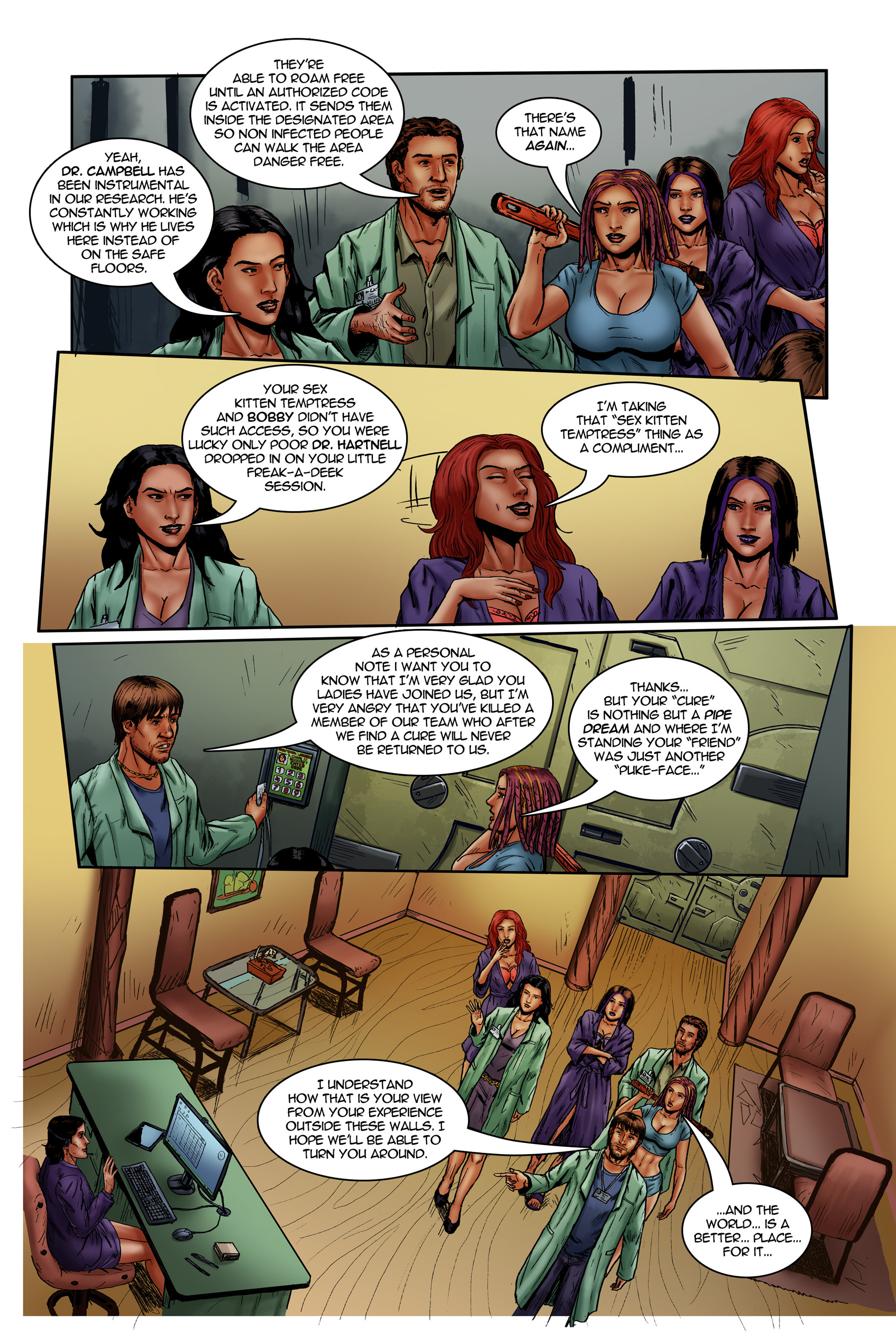 Read online Chaos Campus: Sorority Girls Vs. Zombies comic -  Issue #21 - 25