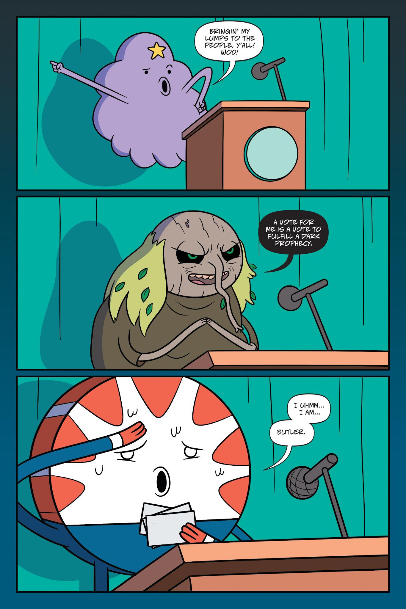 Read online Adventure Time: President Bubblegum comic -  Issue # TPB - 33