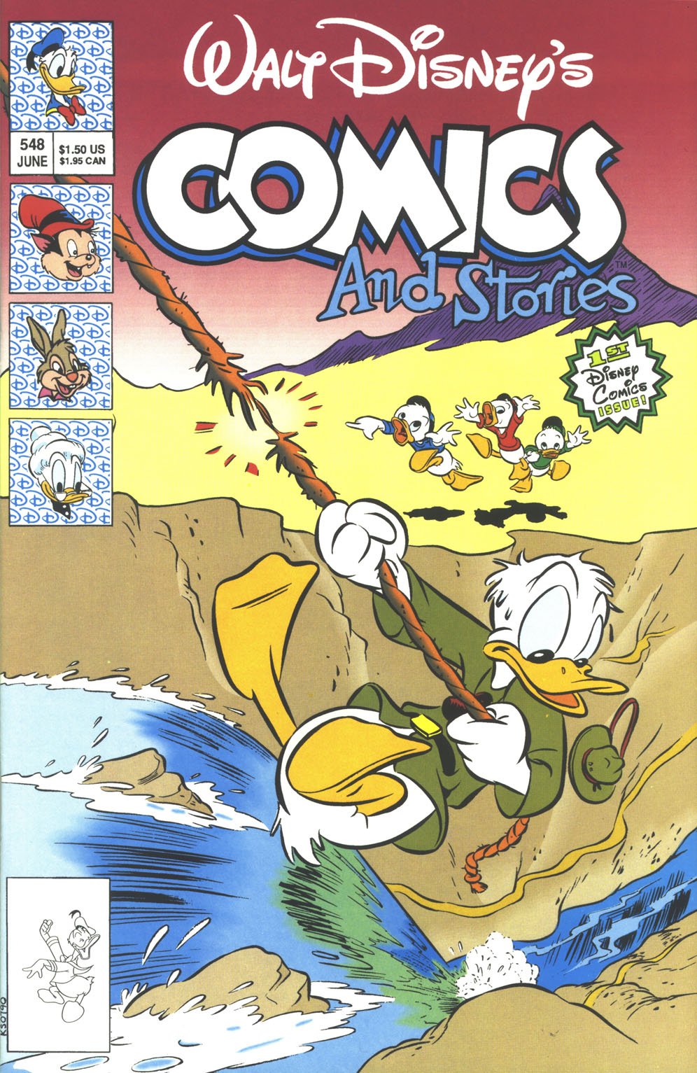 Read online Walt Disney's Comics and Stories comic -  Issue #548 - 1