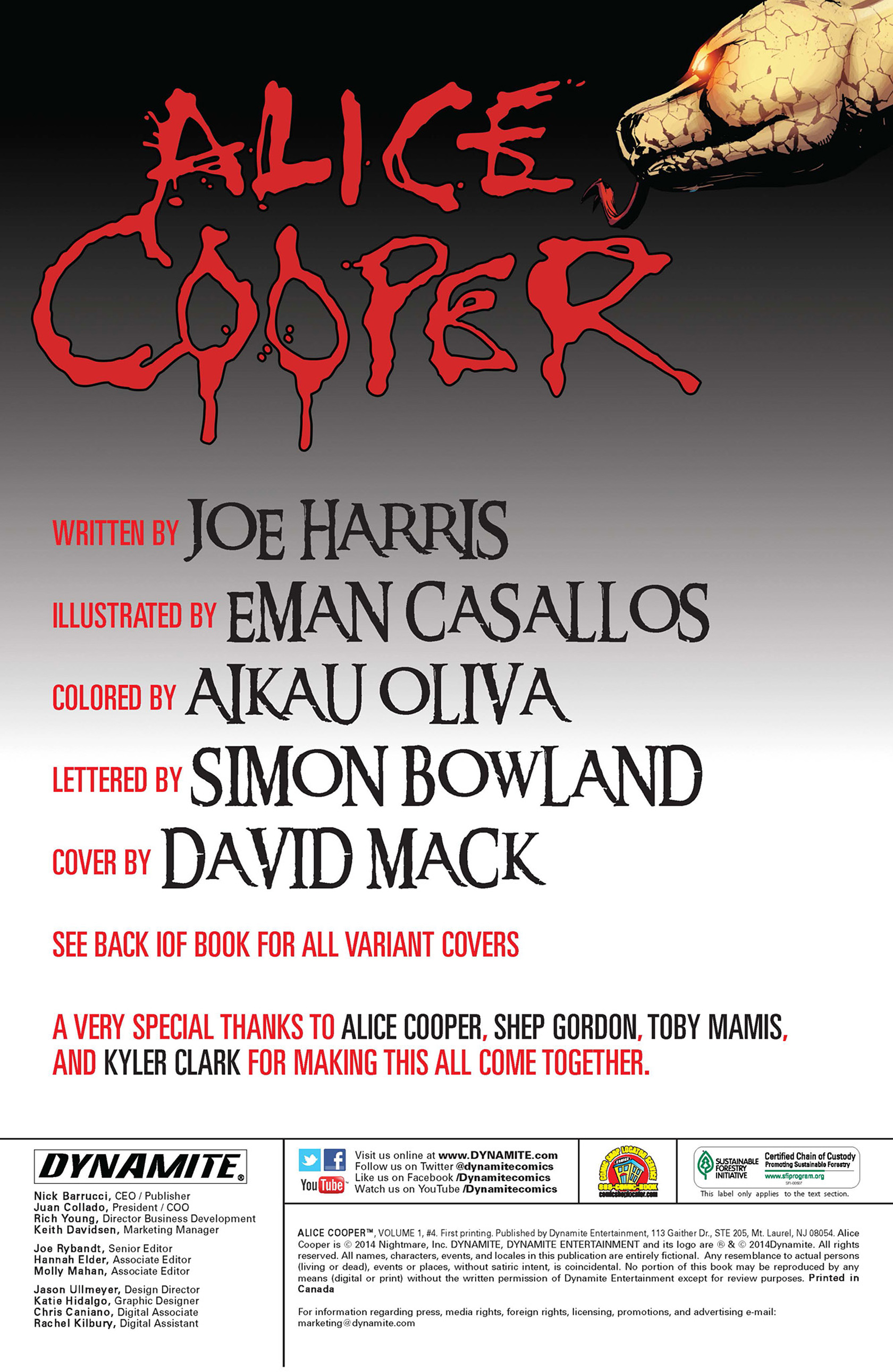 Read online Alice Cooper comic -  Issue #4 - 2