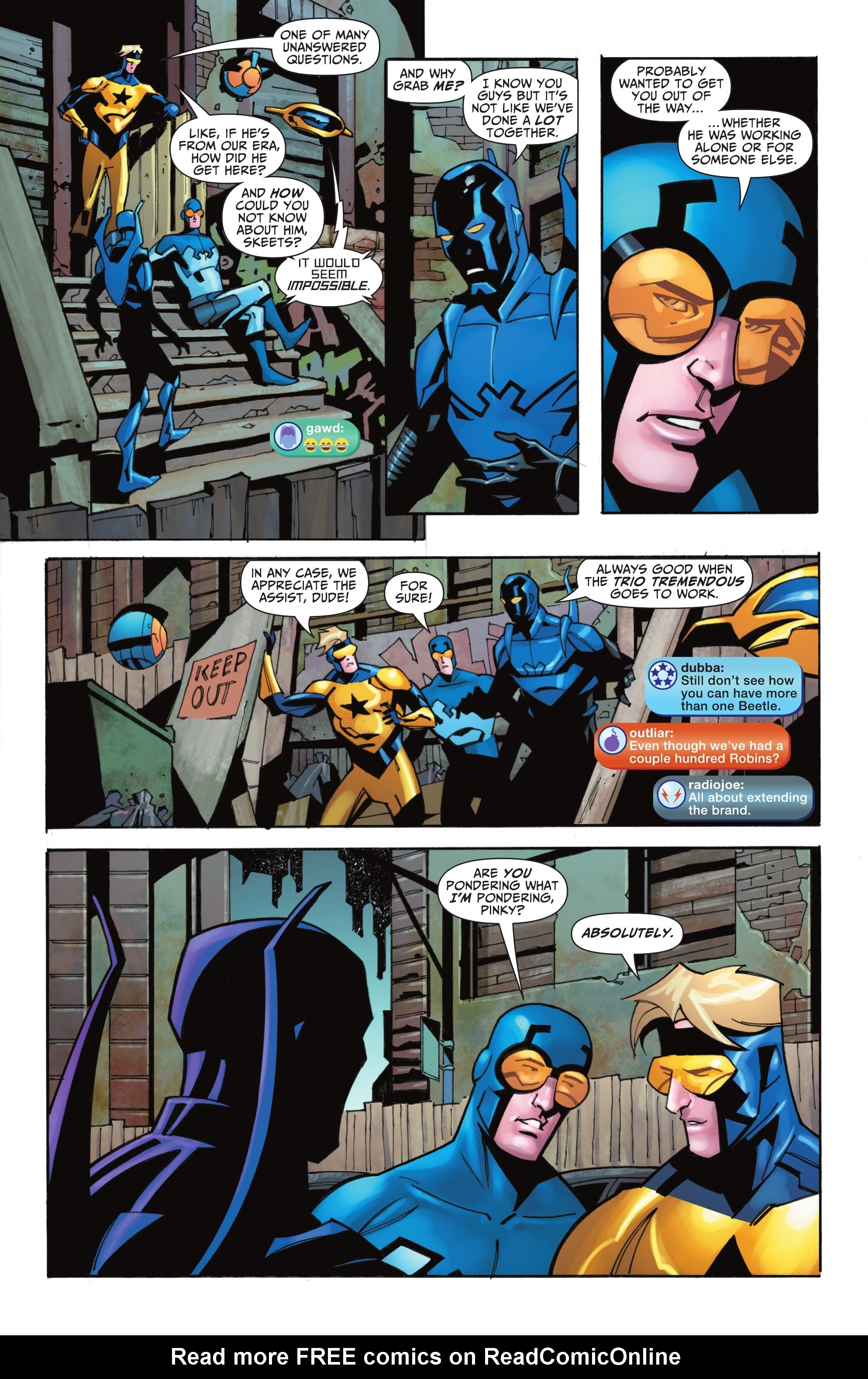 Read online Blue & Gold comic -  Issue #7 - 19