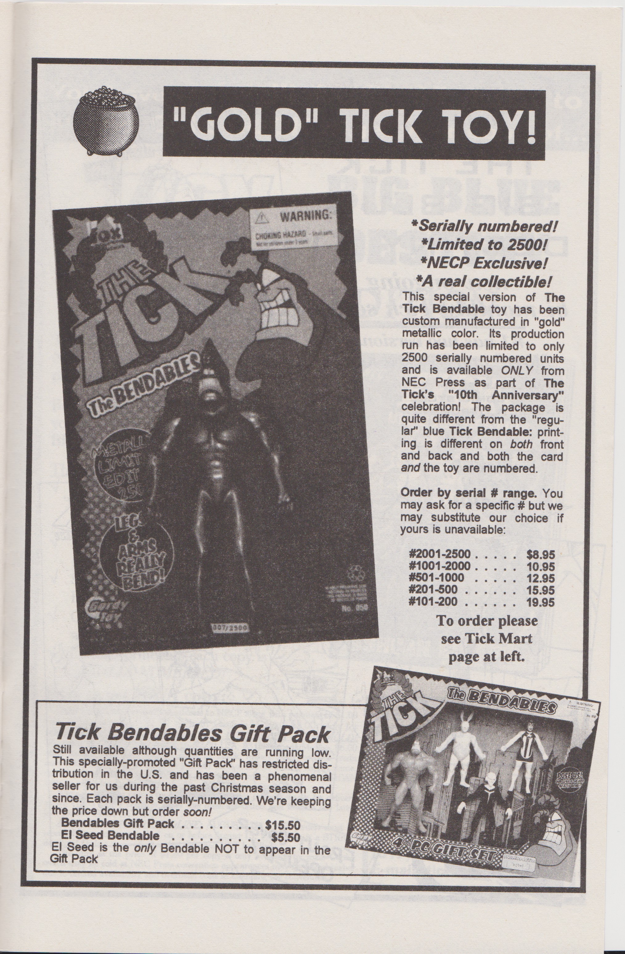 Read online The Tick's Back comic -  Issue # Full - 41