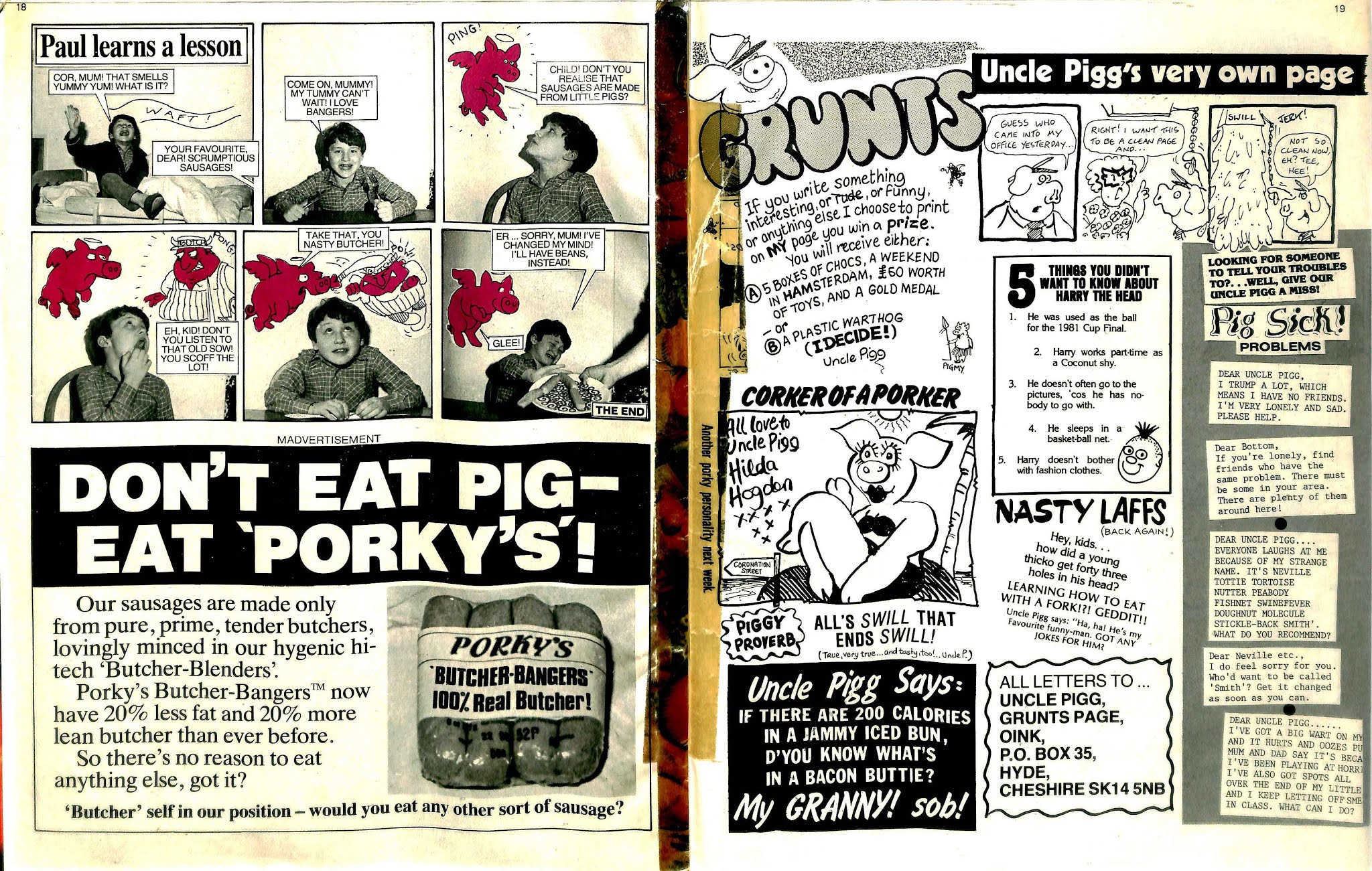 Read online Oink! comic -  Issue #0 - 10