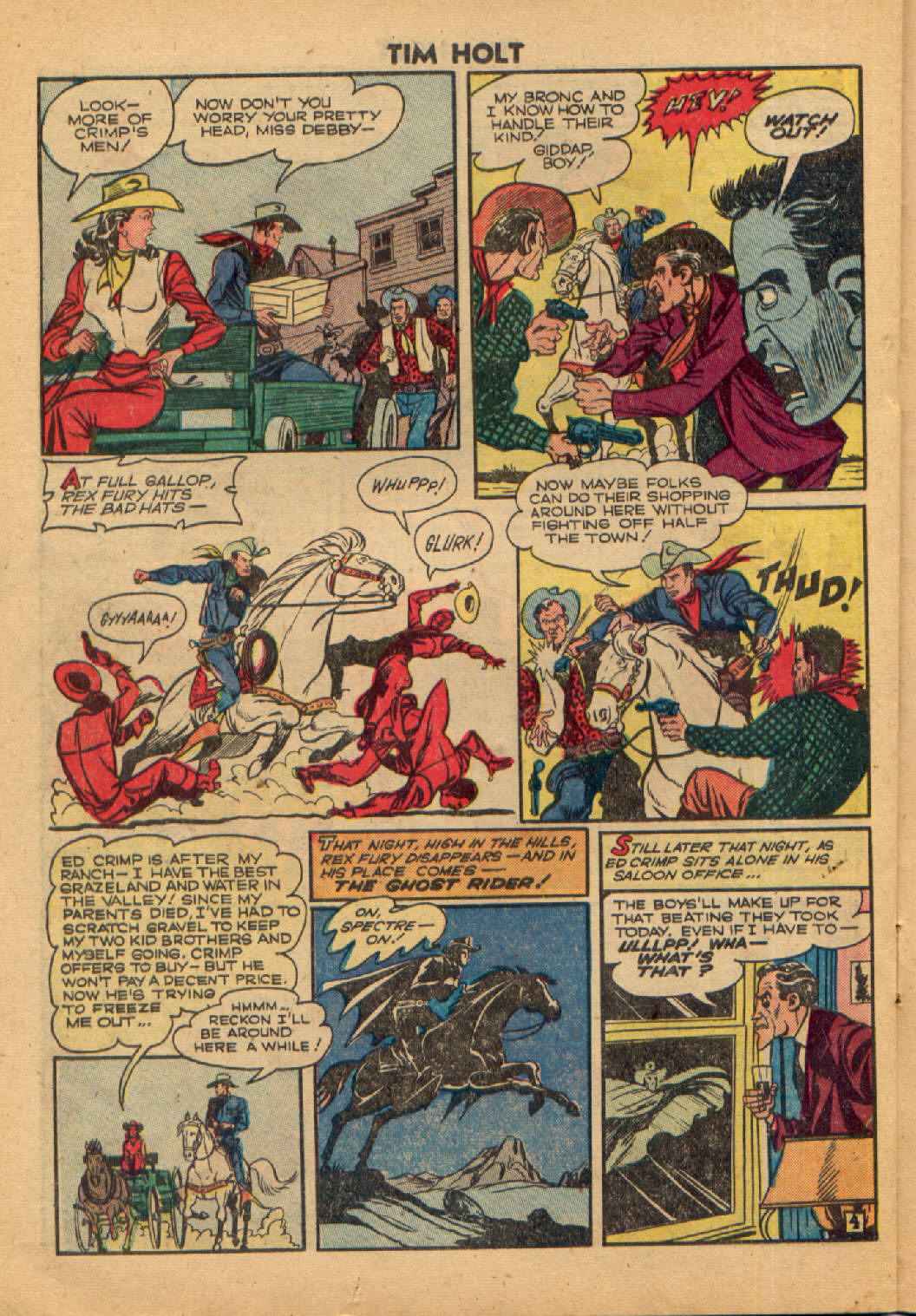 Read online Tim Holt comic -  Issue #18 - 22