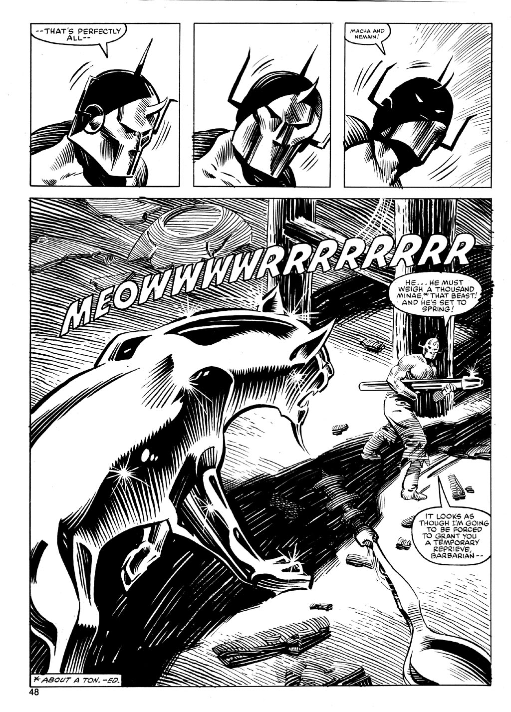 Read online The Savage Sword Of Conan comic -  Issue #92 - 47