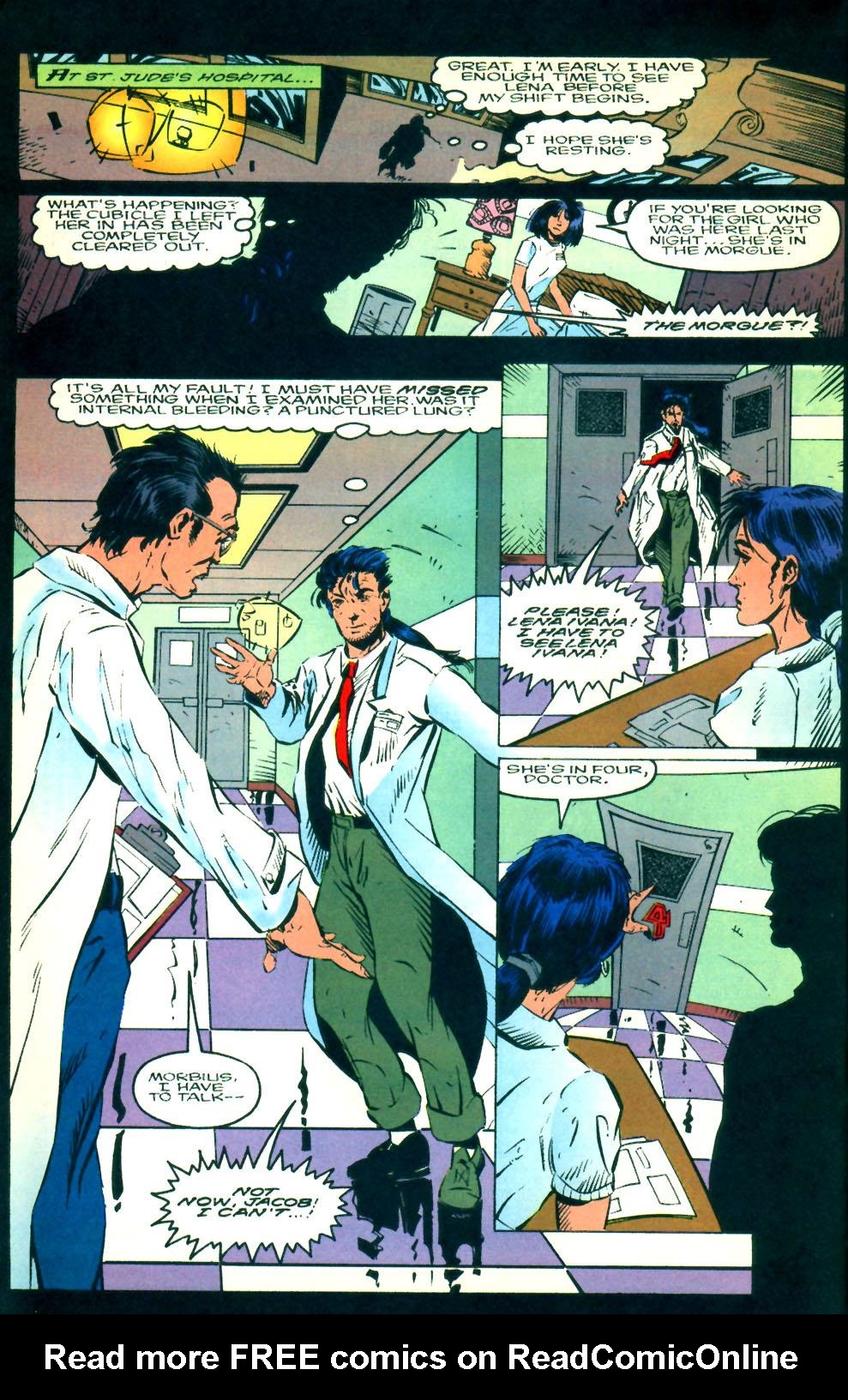 Read online Morbius: The Living Vampire (1992) comic -  Issue #27 - 10