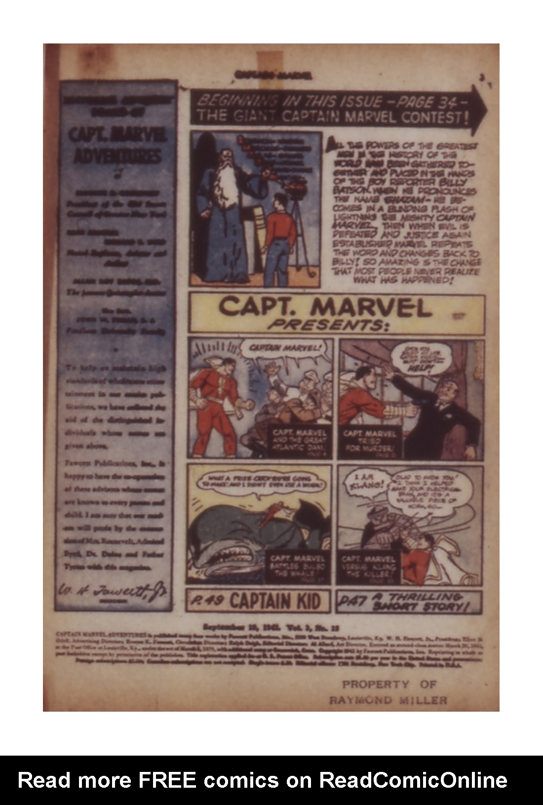 Read online Captain Marvel Adventures comic -  Issue #15 - 3