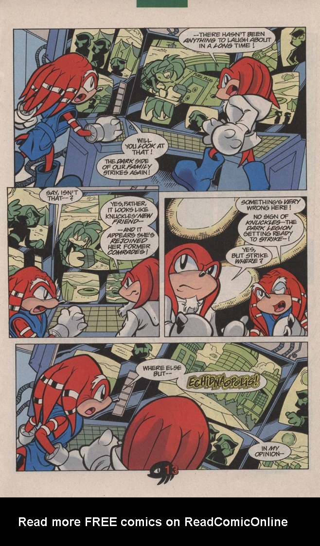 Read online Knuckles the Echidna comic -  Issue #8 - 21