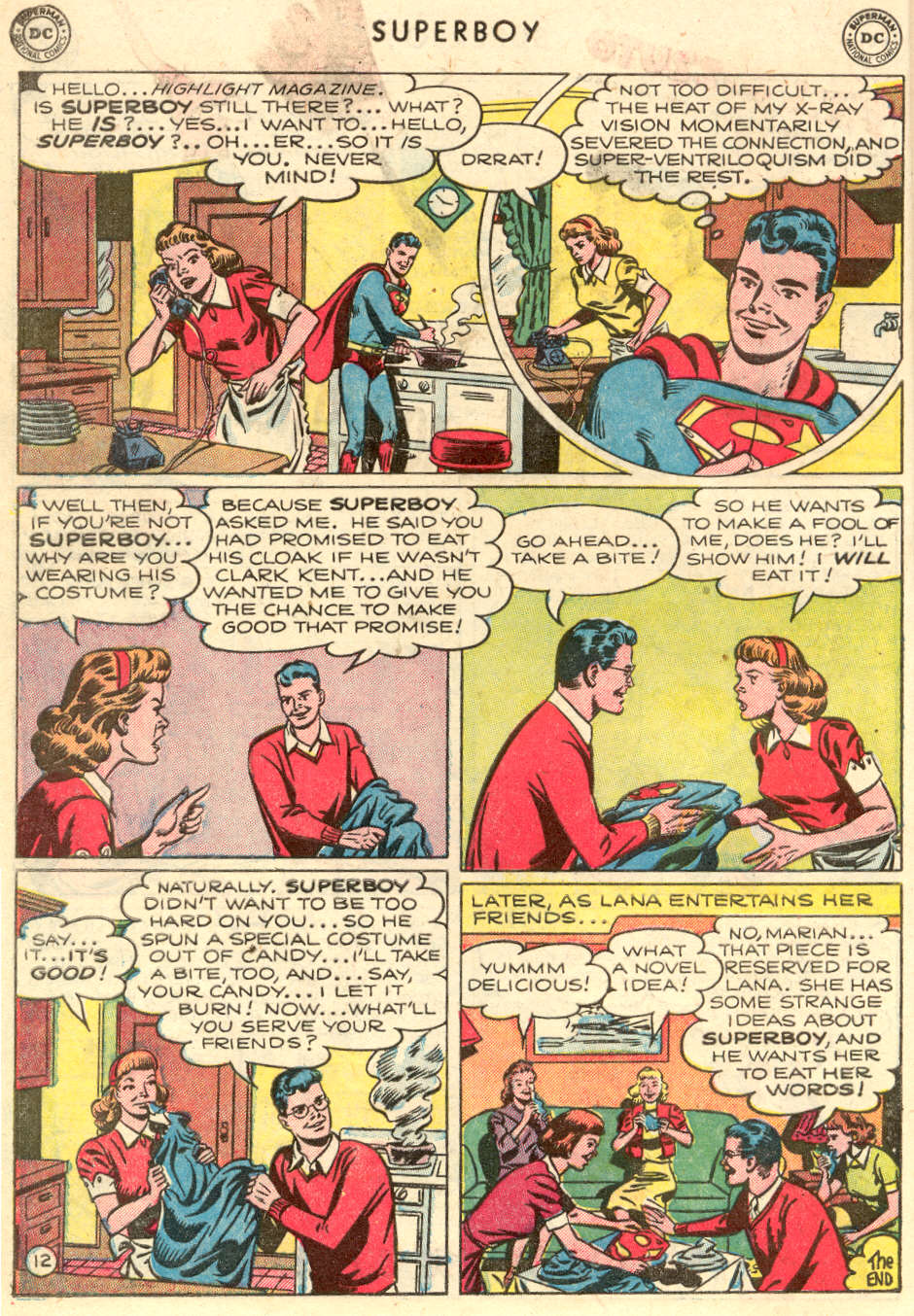 Read online Superboy (1949) comic -  Issue #16 - 13