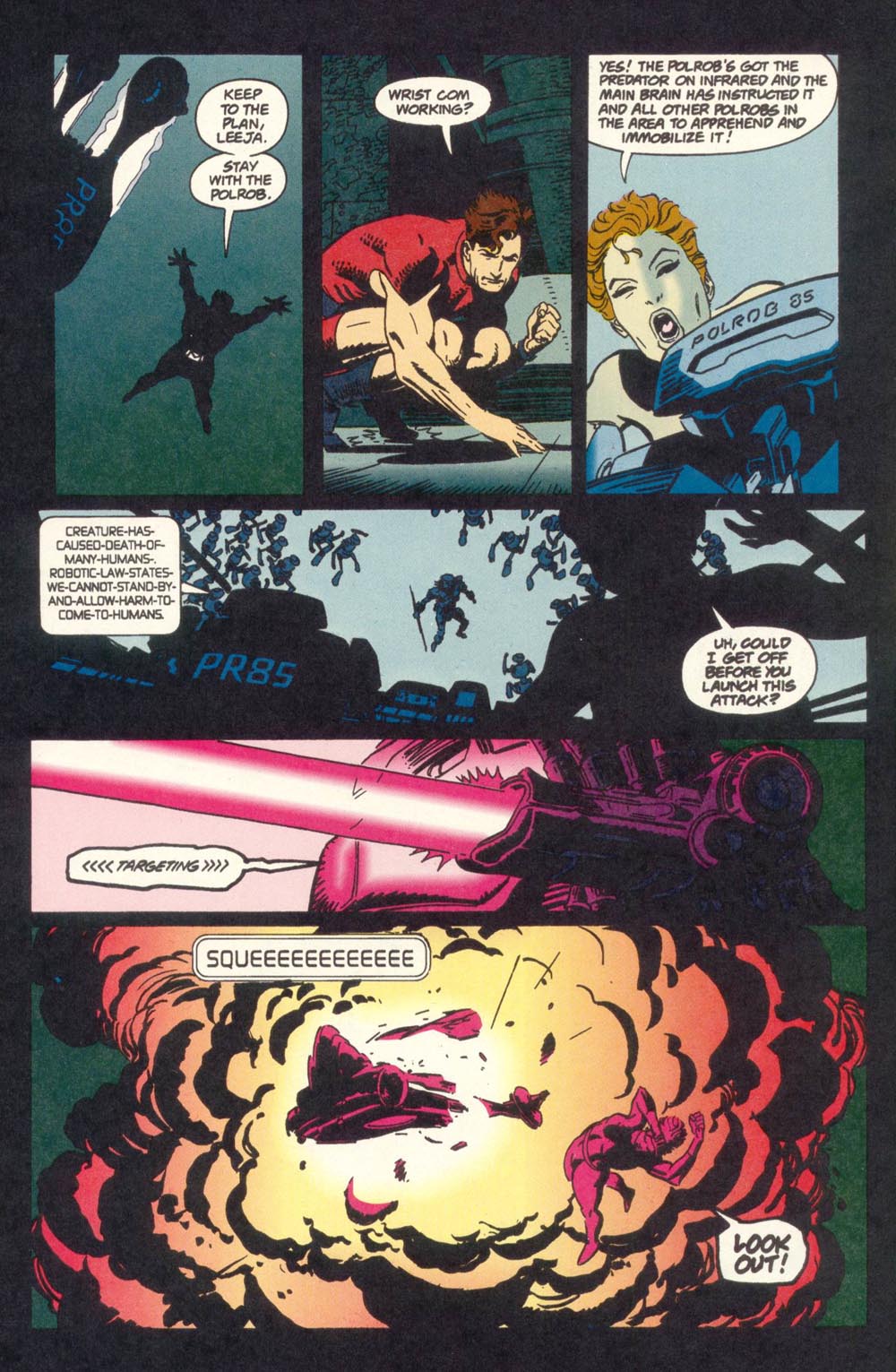 Read online Predator vs. Magnus Robot Fighter comic -  Issue #2 - 16