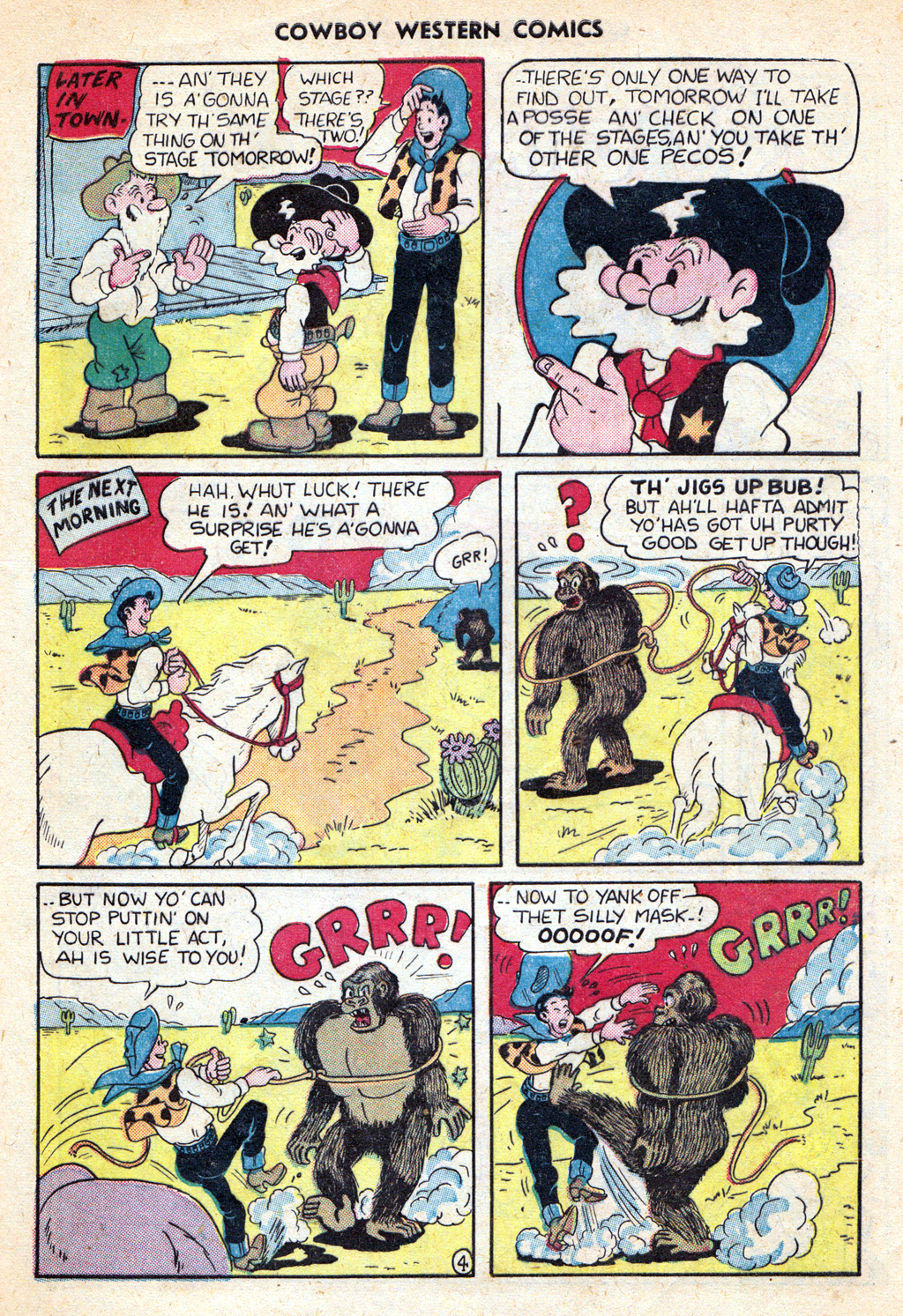 Read online Cowboy Western Comics (1948) comic -  Issue #33 - 29