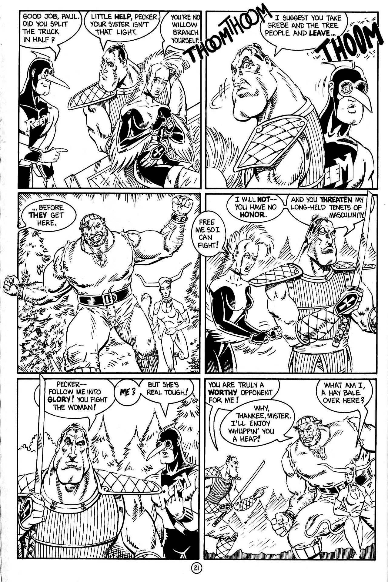 Read online Paul the Samurai (1992) comic -  Issue #5 - 22