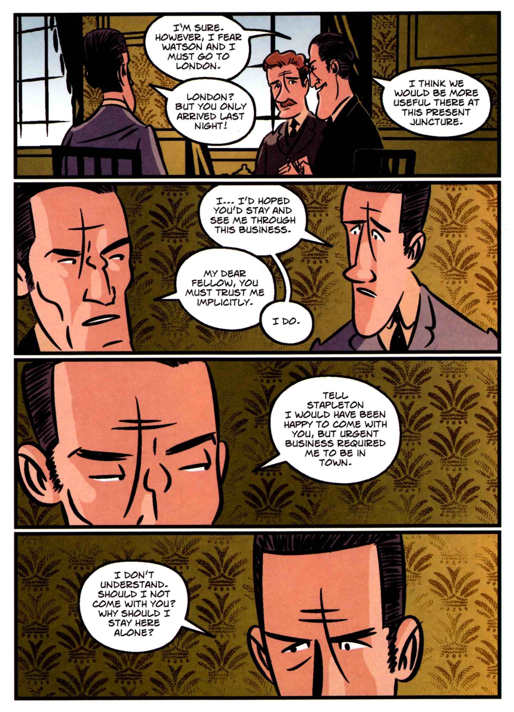 Read online The Hound of the Baskervilles (2009) comic -  Issue # TPB - 112