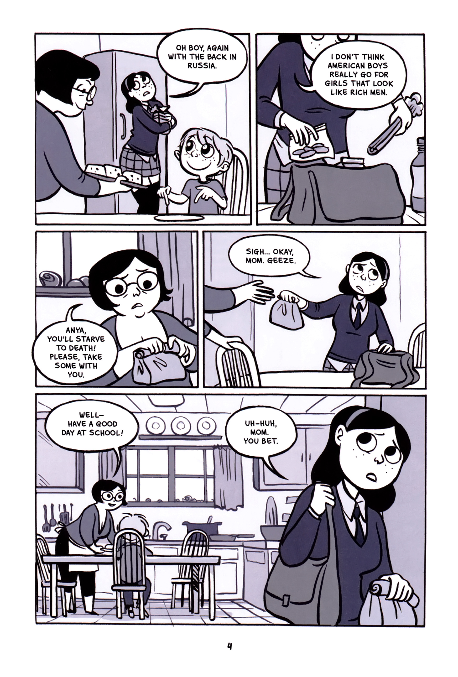 Read online Anya's Ghost comic -  Issue #1 - 5