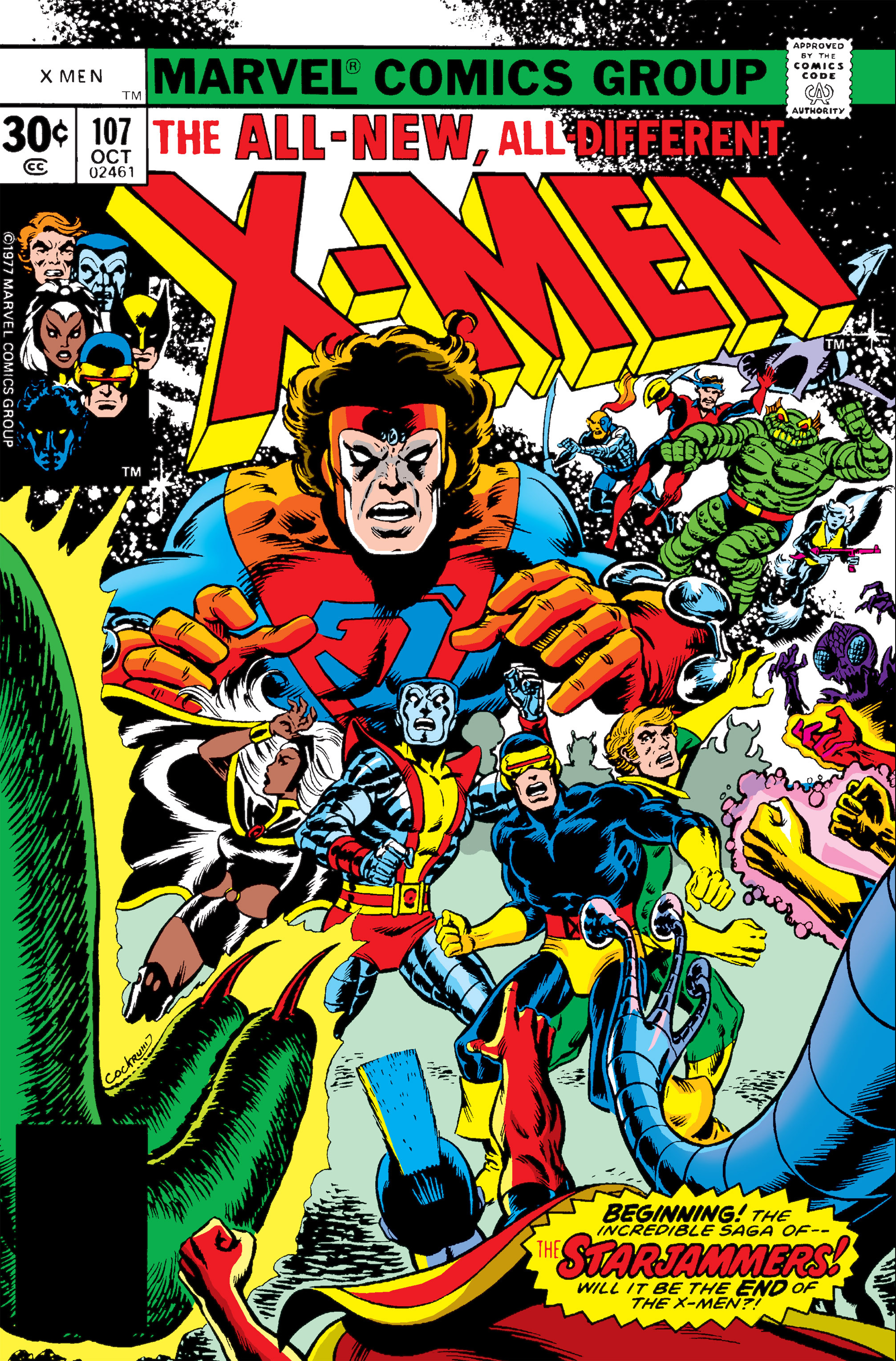 Read online Uncanny X-Men (1963) comic -  Issue #107 - 1