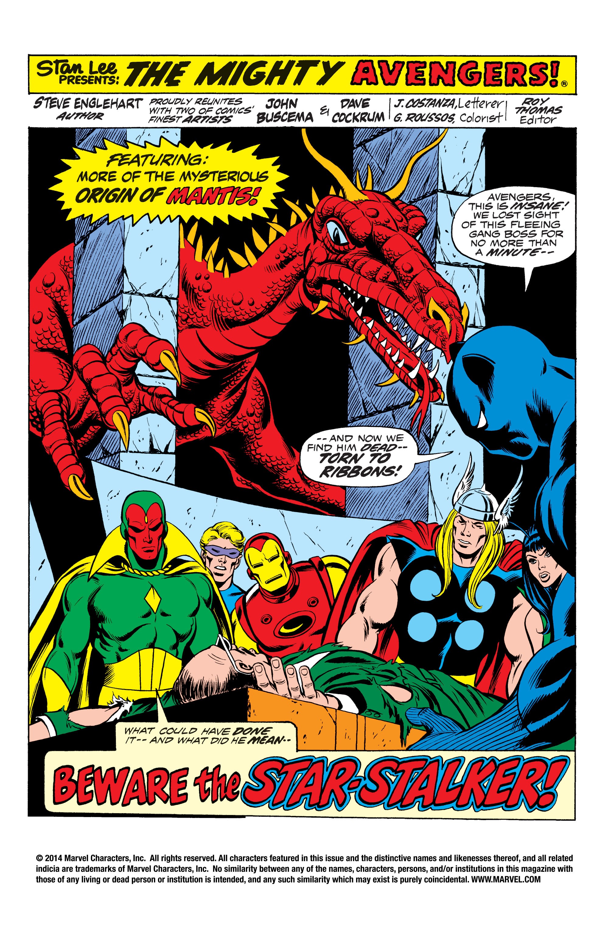 Read online The Avengers (1963) comic -  Issue #124 - 2