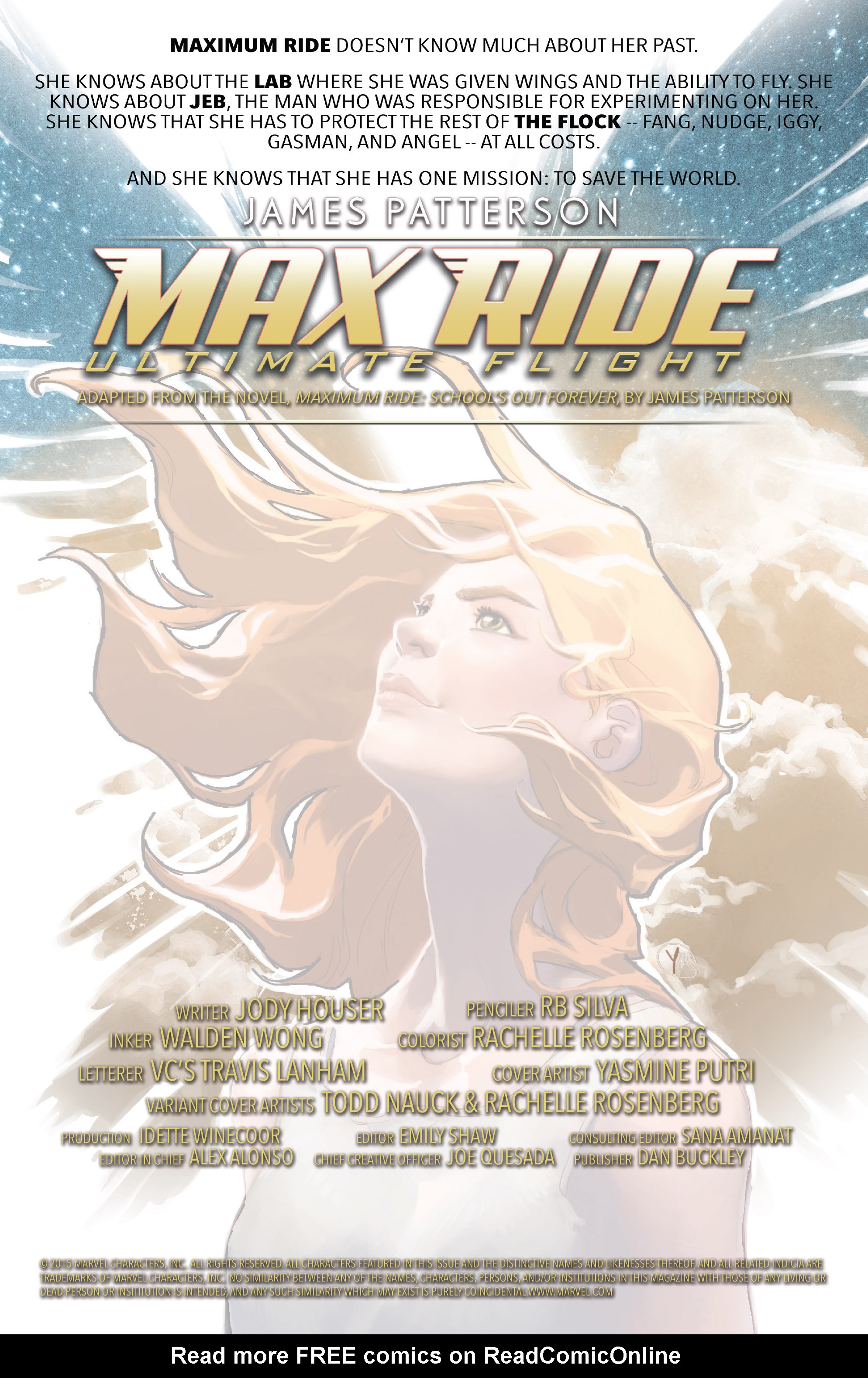 Read online Max Ride: Ultimate Flight comic -  Issue #1 - 2